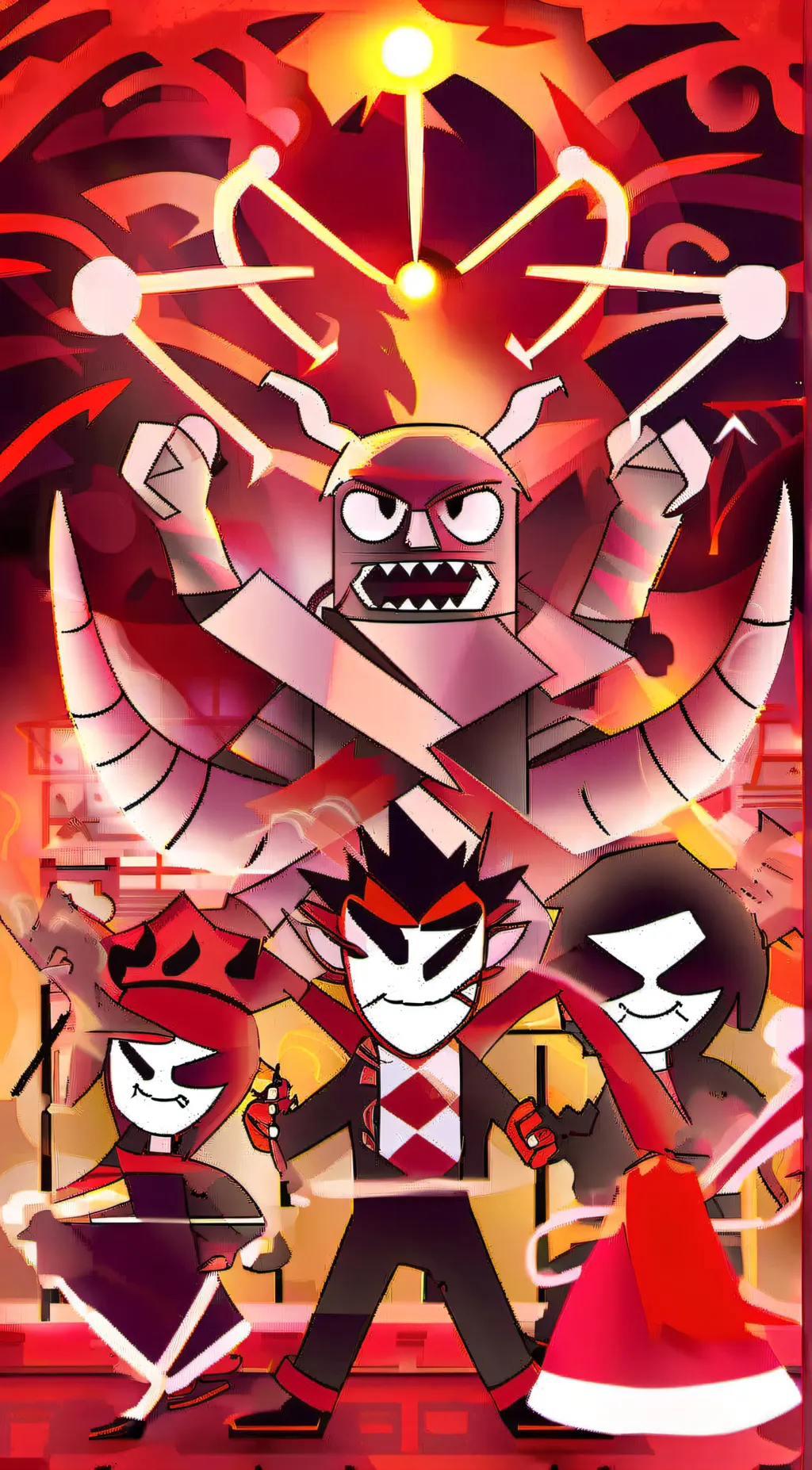 ai character: Hazbin hotel background