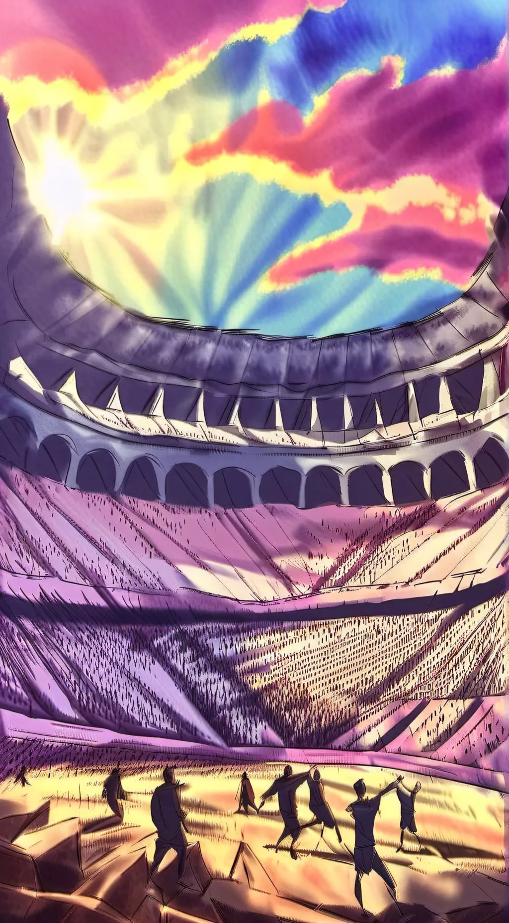 ai character: The God Tournament background