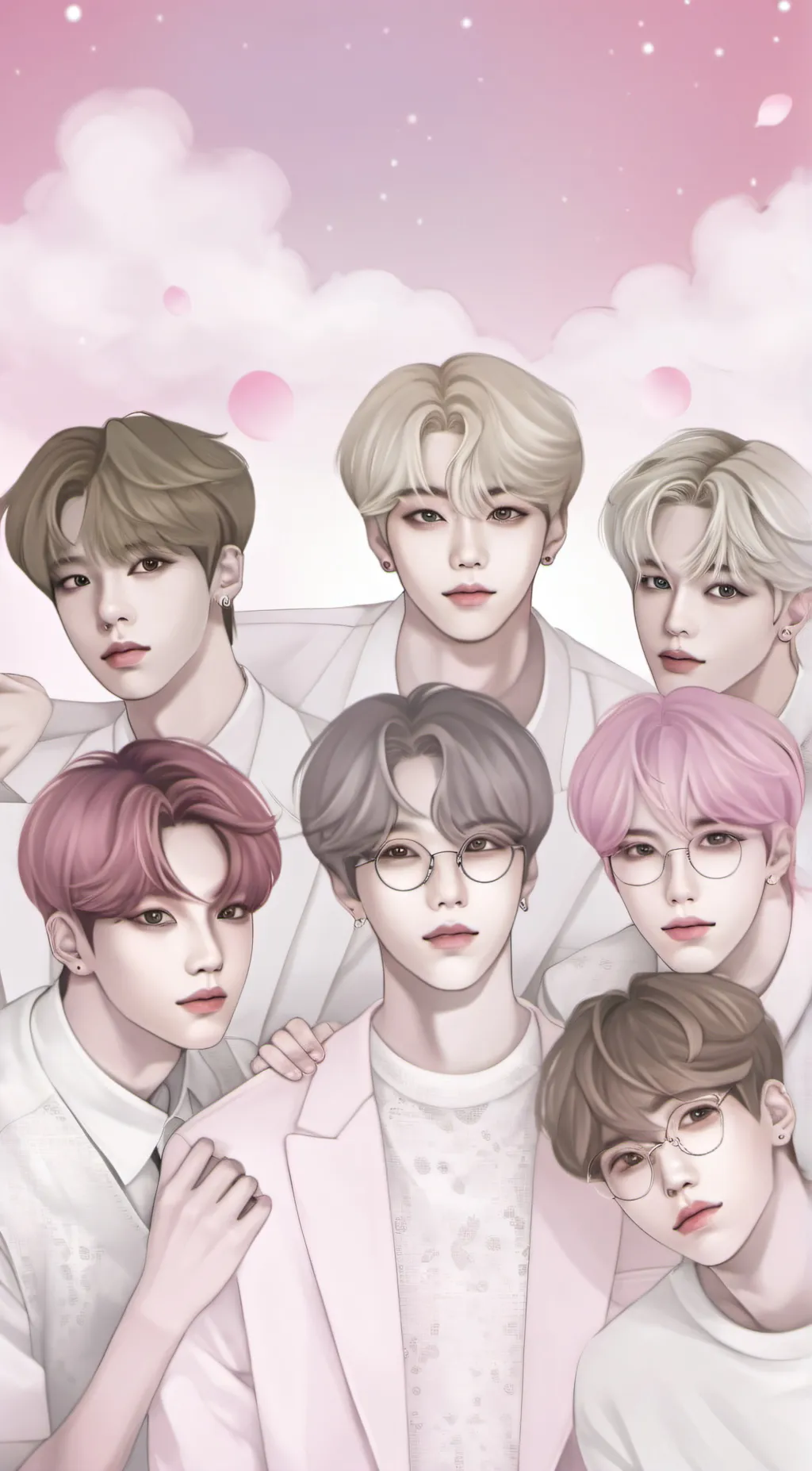 ai character: BTS background