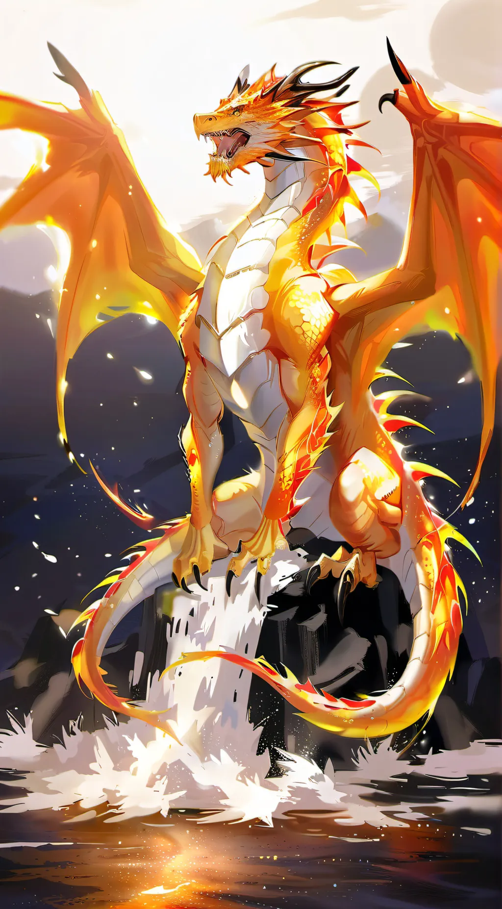ai character: sunray background