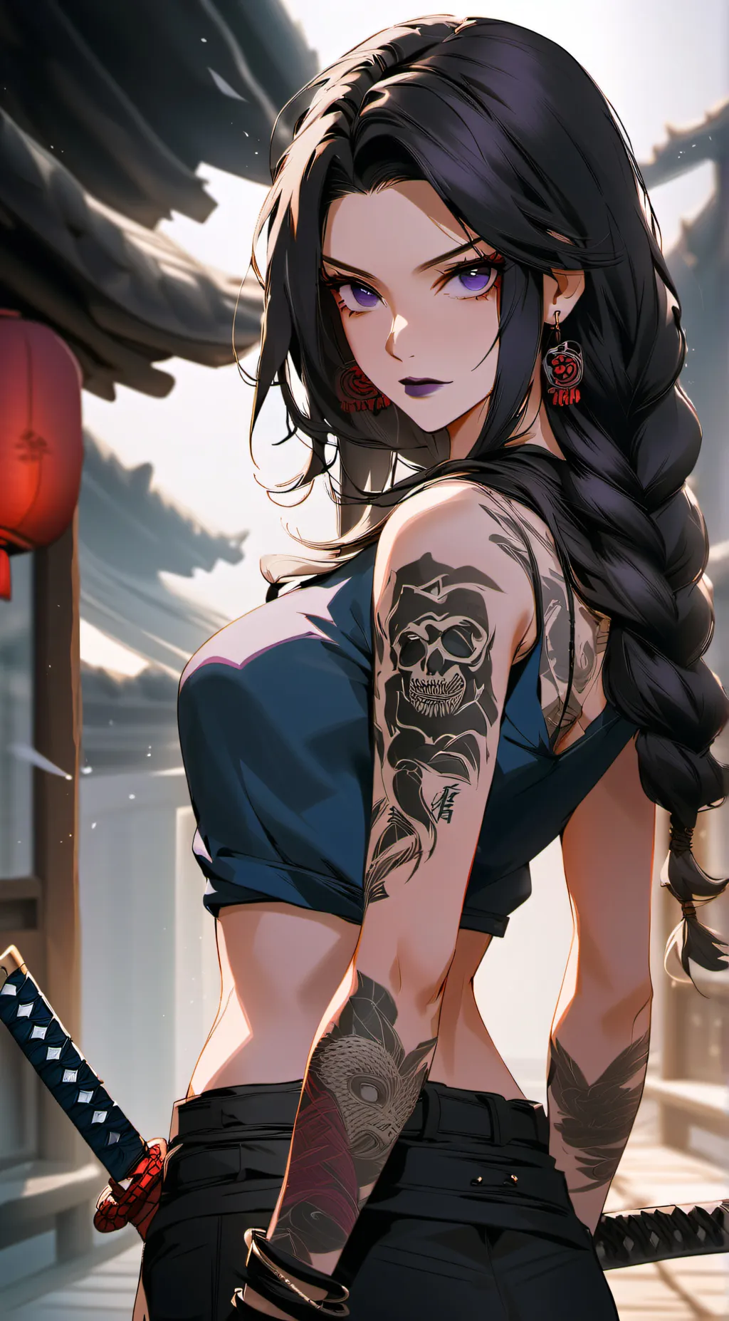ai character: Akane background