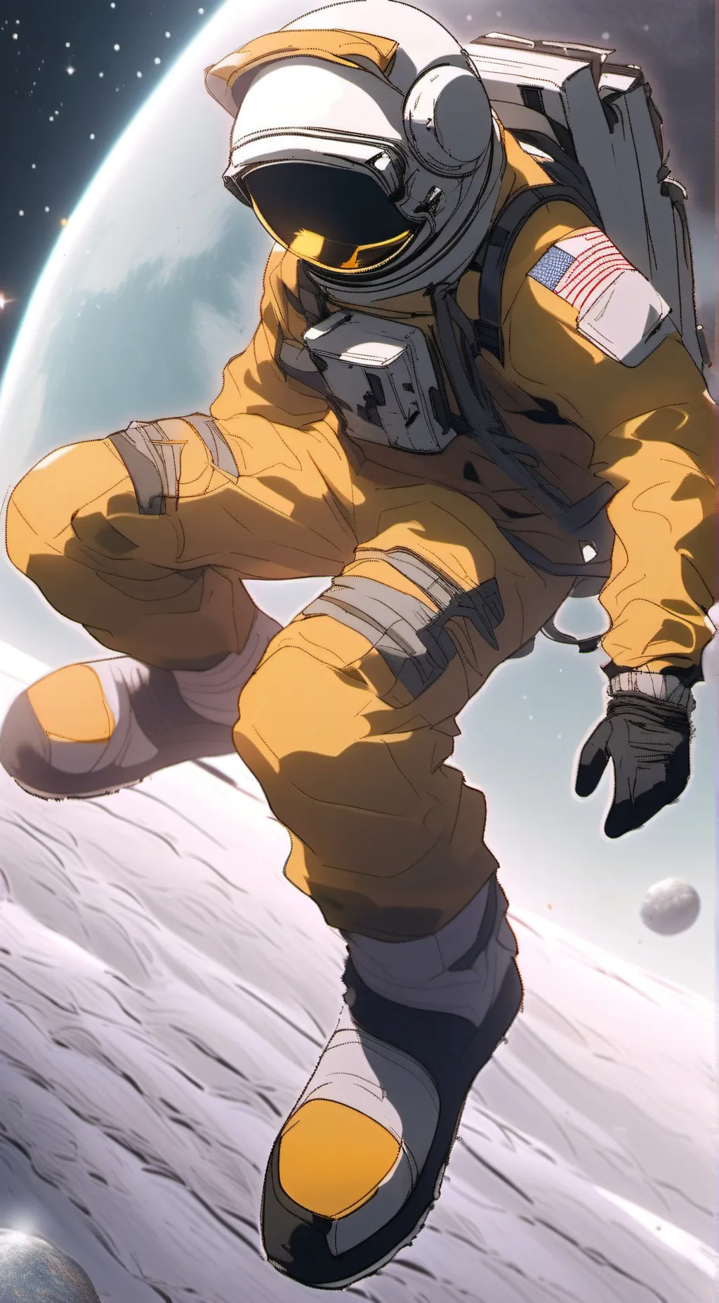 ai character: yellow imposter  background