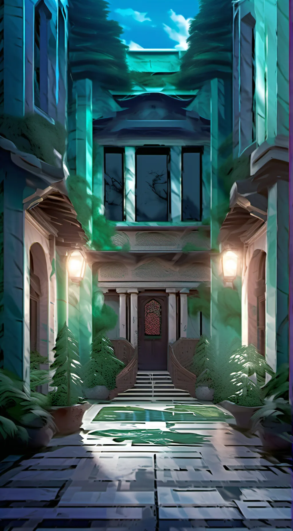 ai character: The House of Leave background