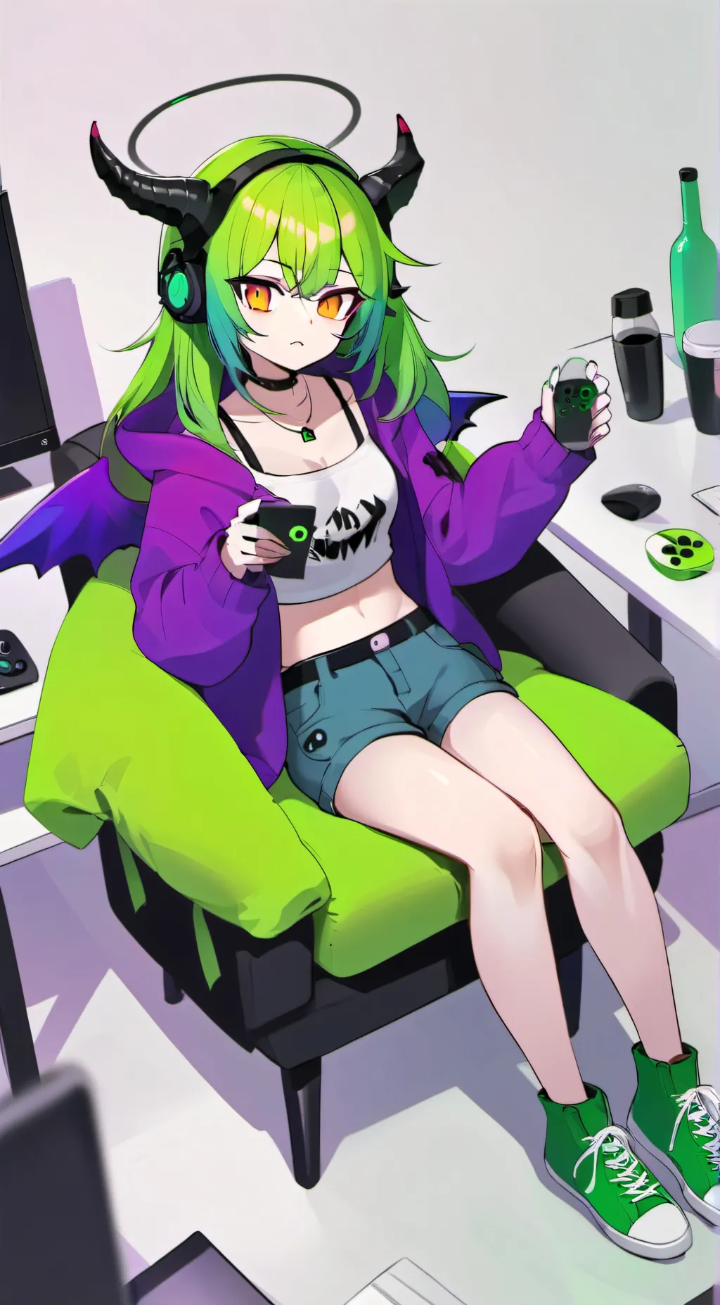 ai character: Dead-Meat(DC AU) background