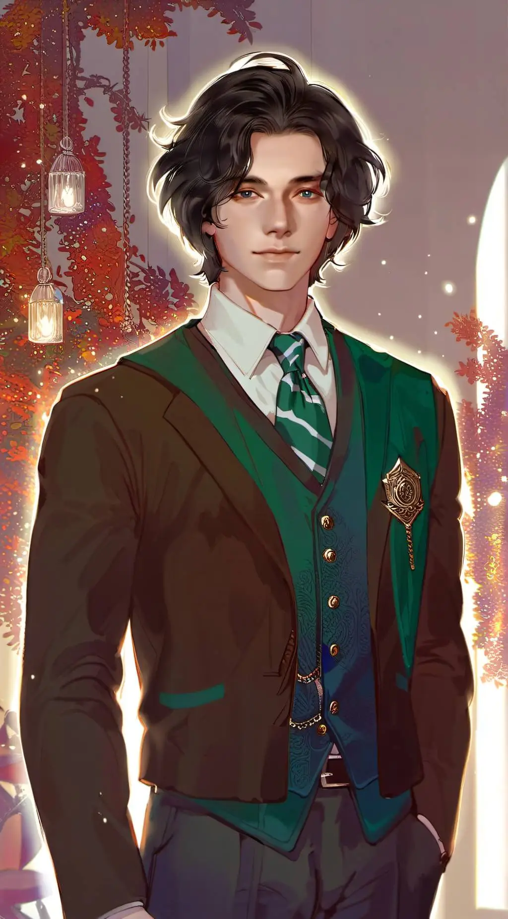 ai character: Regulus Black background