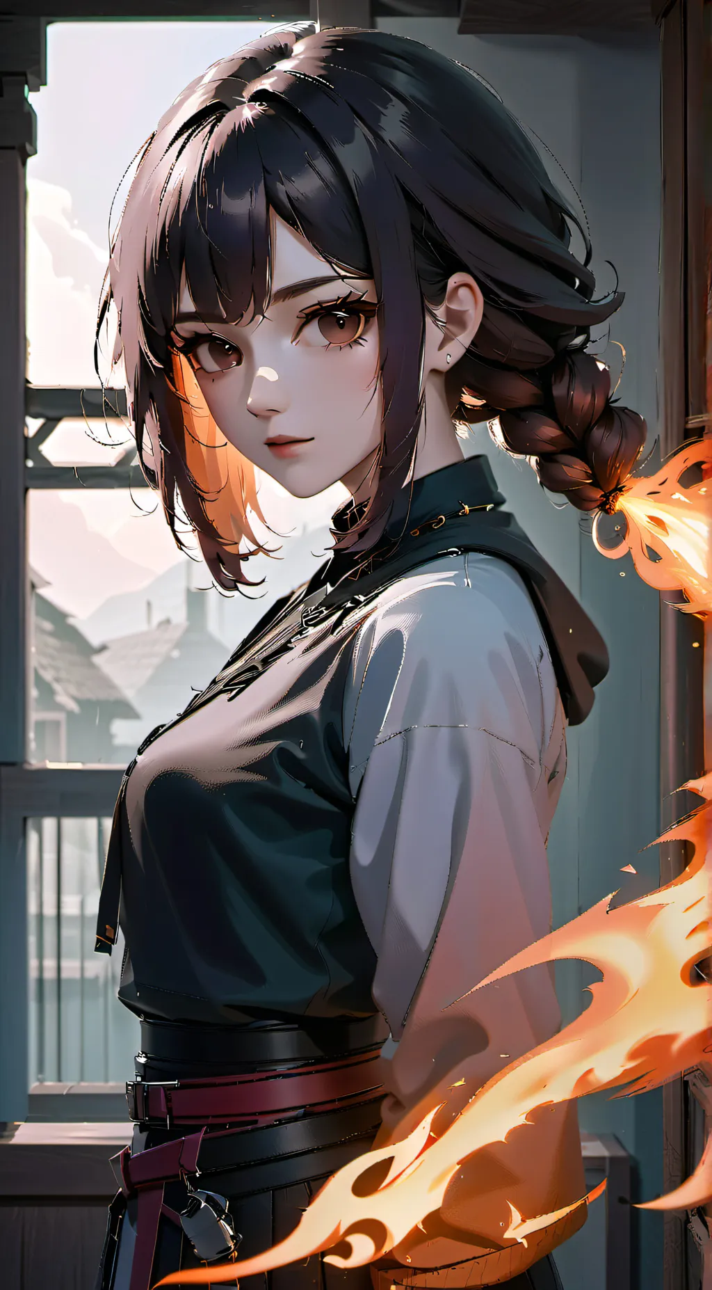 ai character: Blaze background