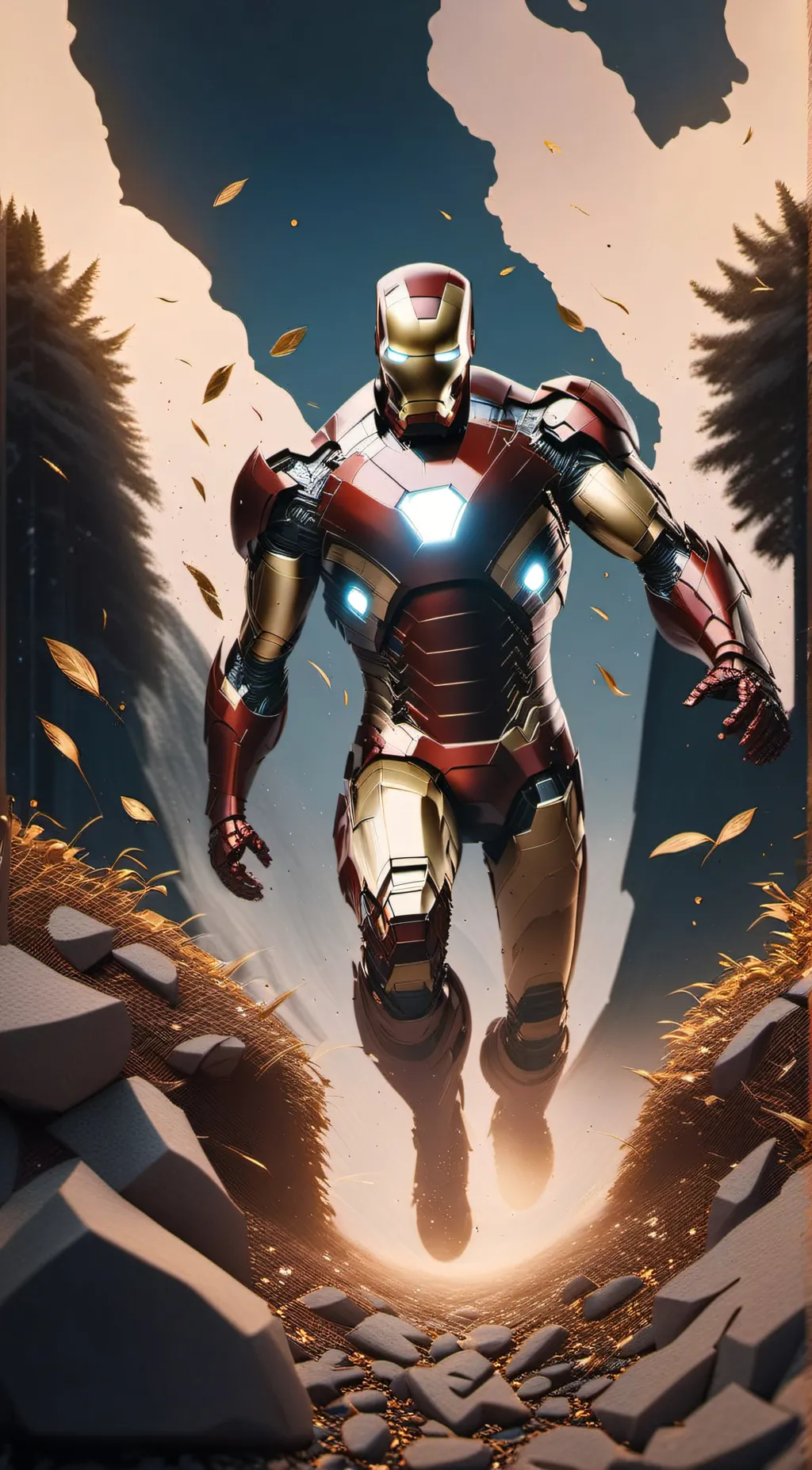 ai character: iron man background