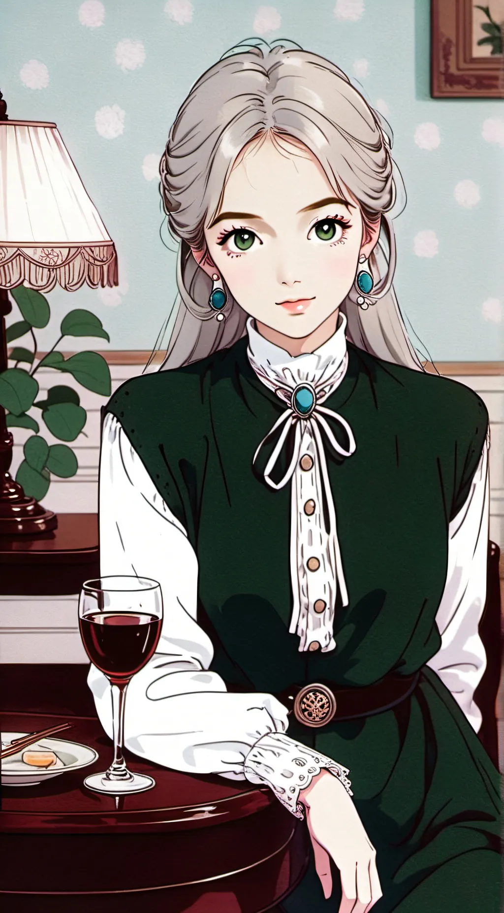 ai character: Angel Monica background