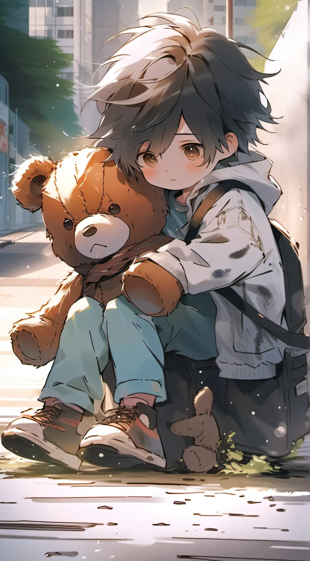 ai character: miky background