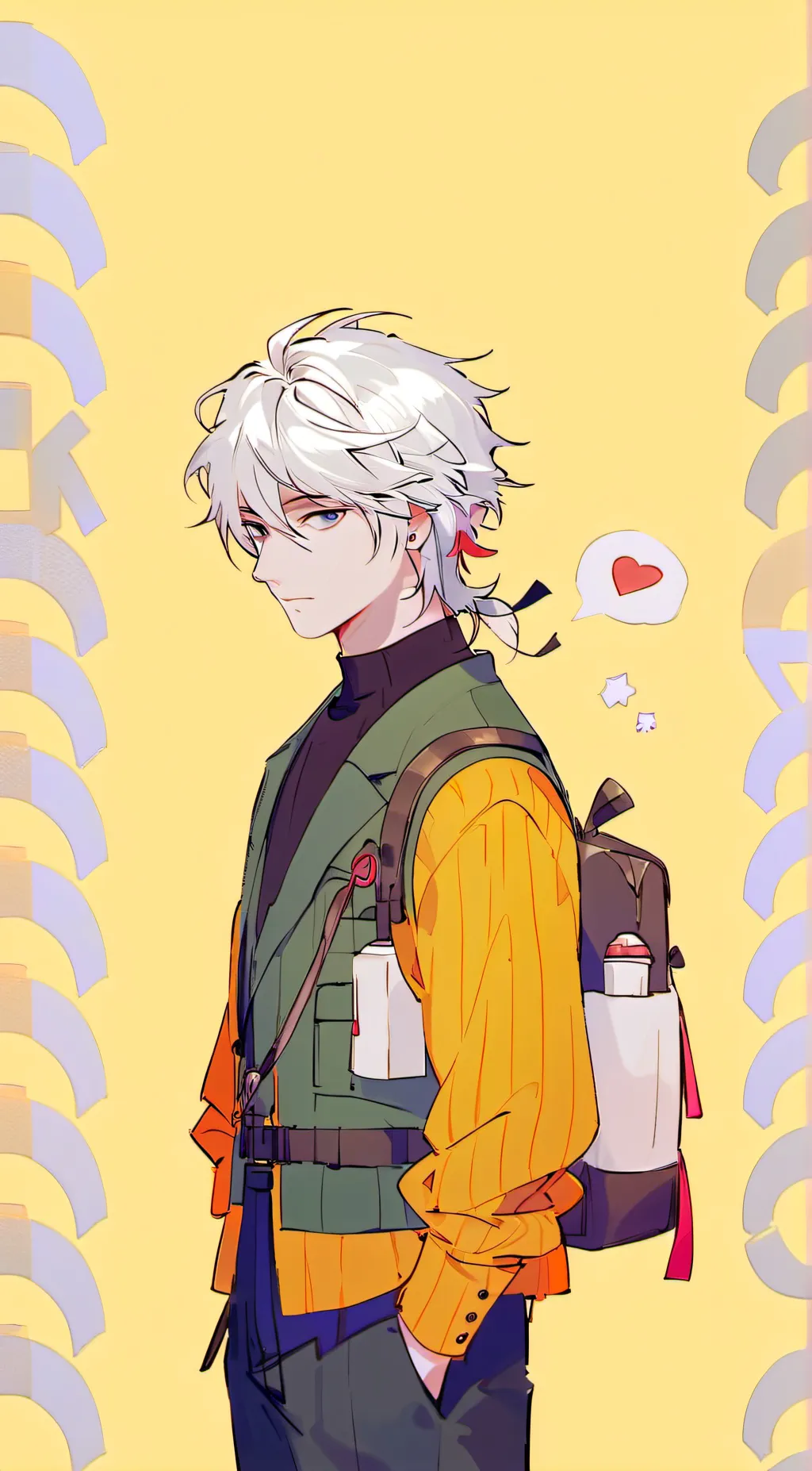 ai character: ~♤Levi♤~ background
