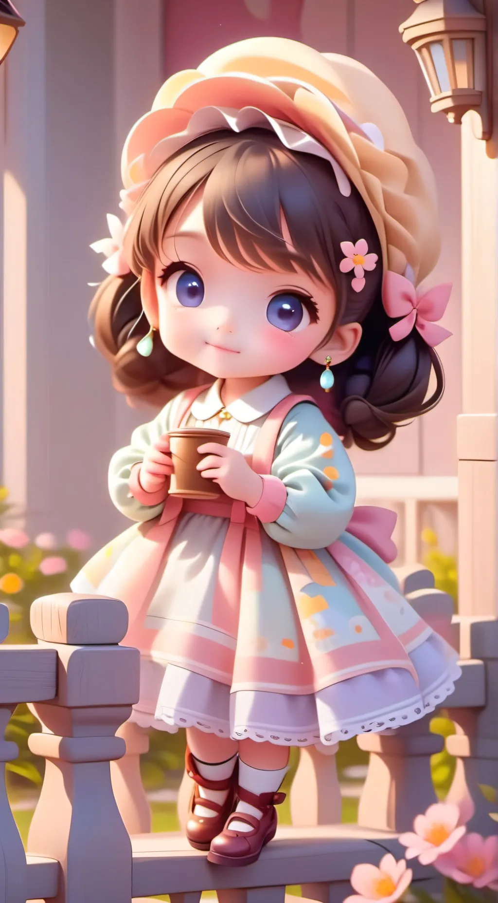 ai character: lily background