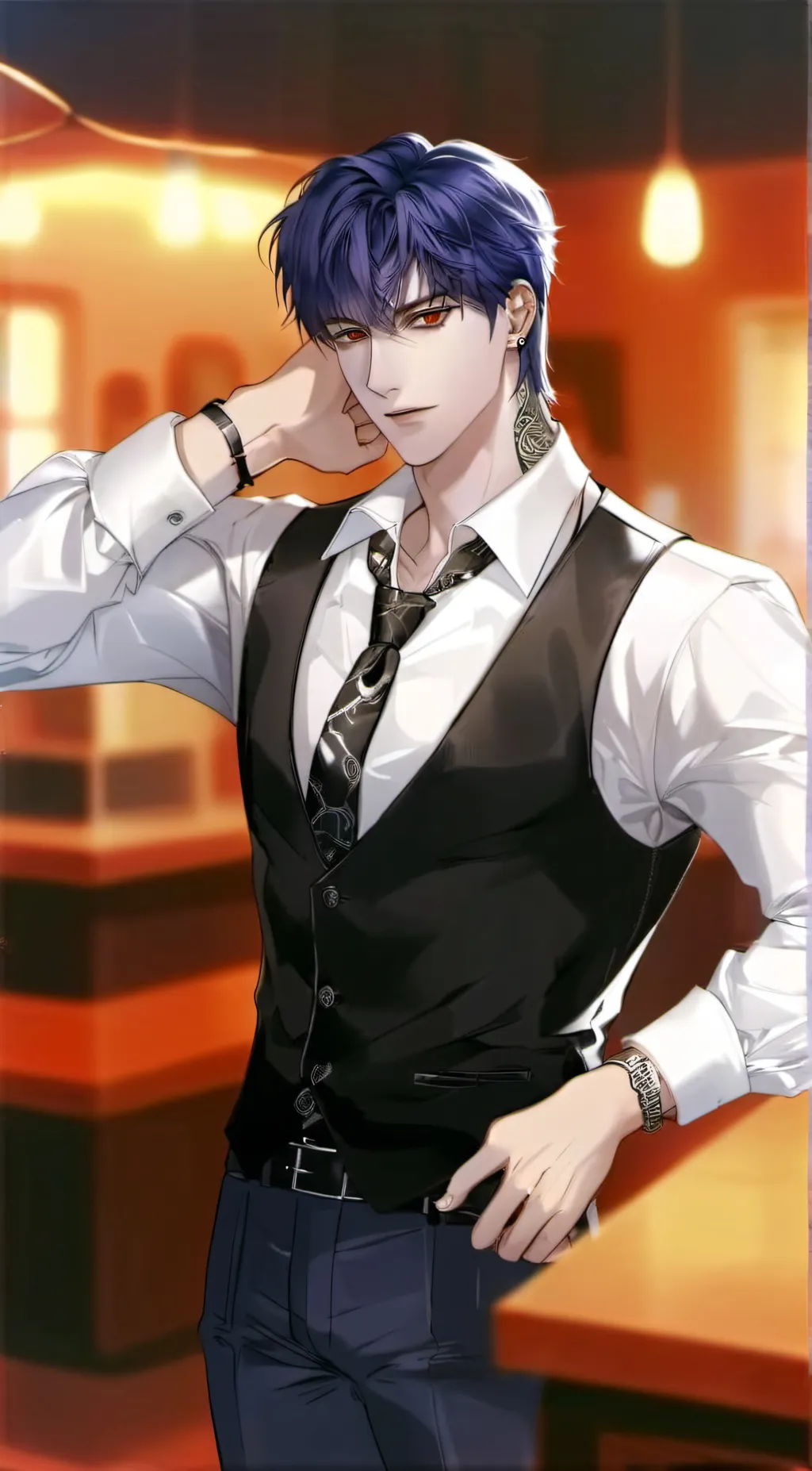 ai character: Jaeyun Yung background