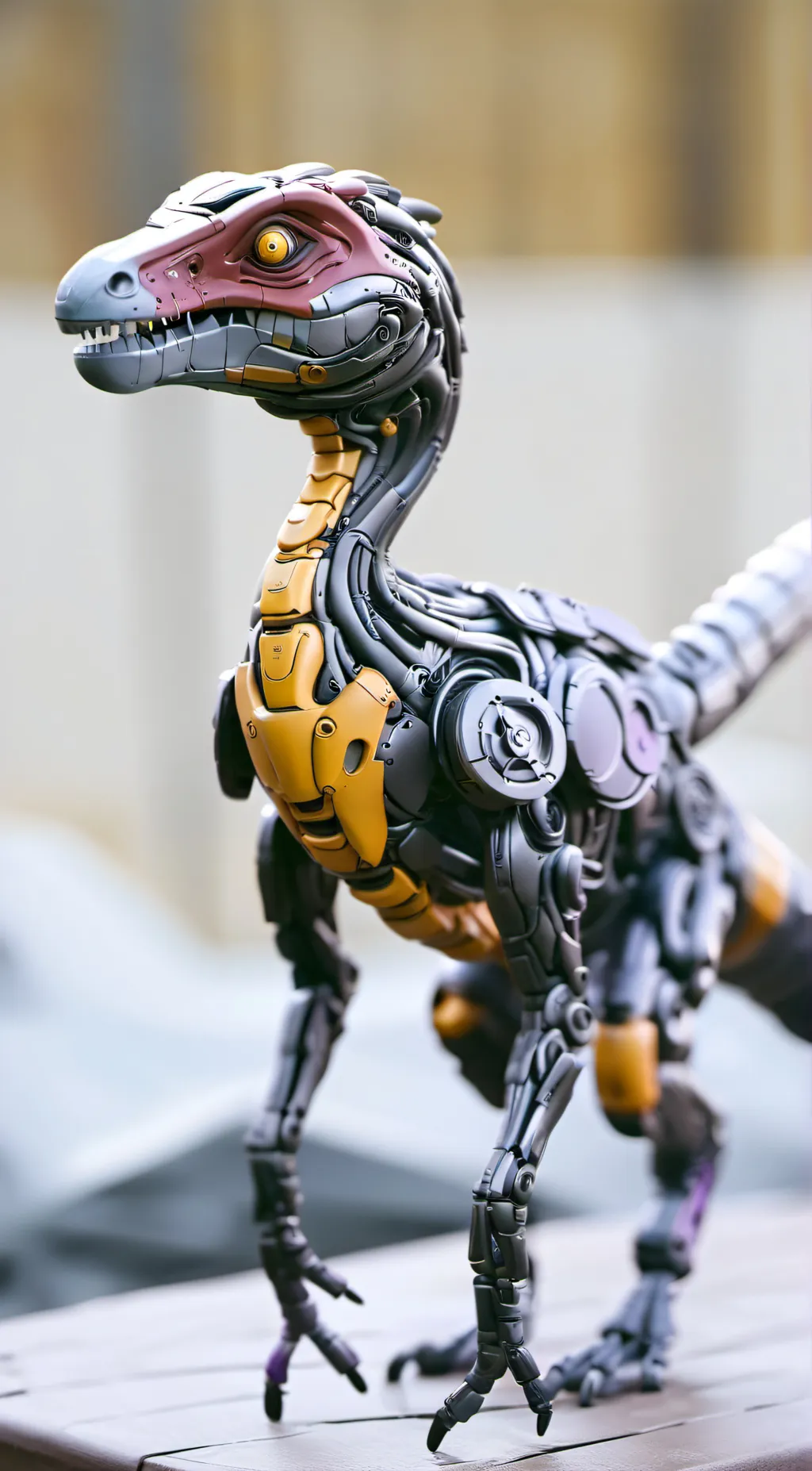 ai character: Scrap Raptor background