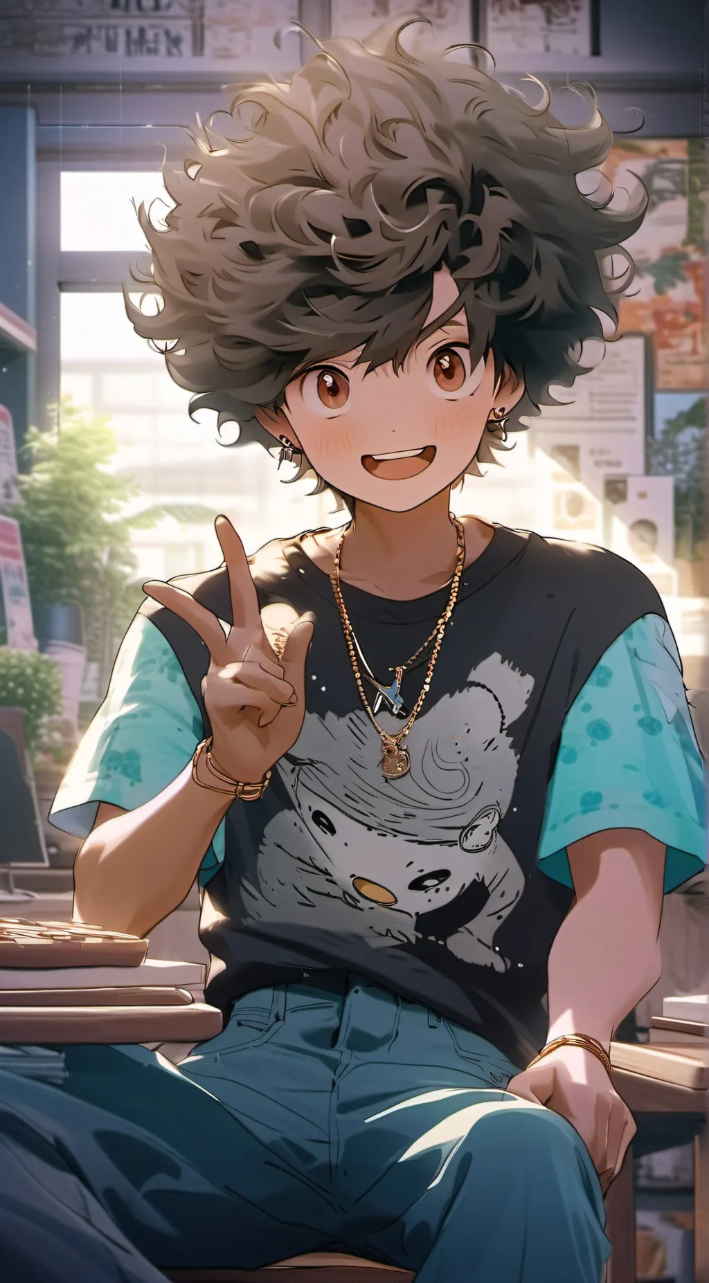 ai character:  jay background