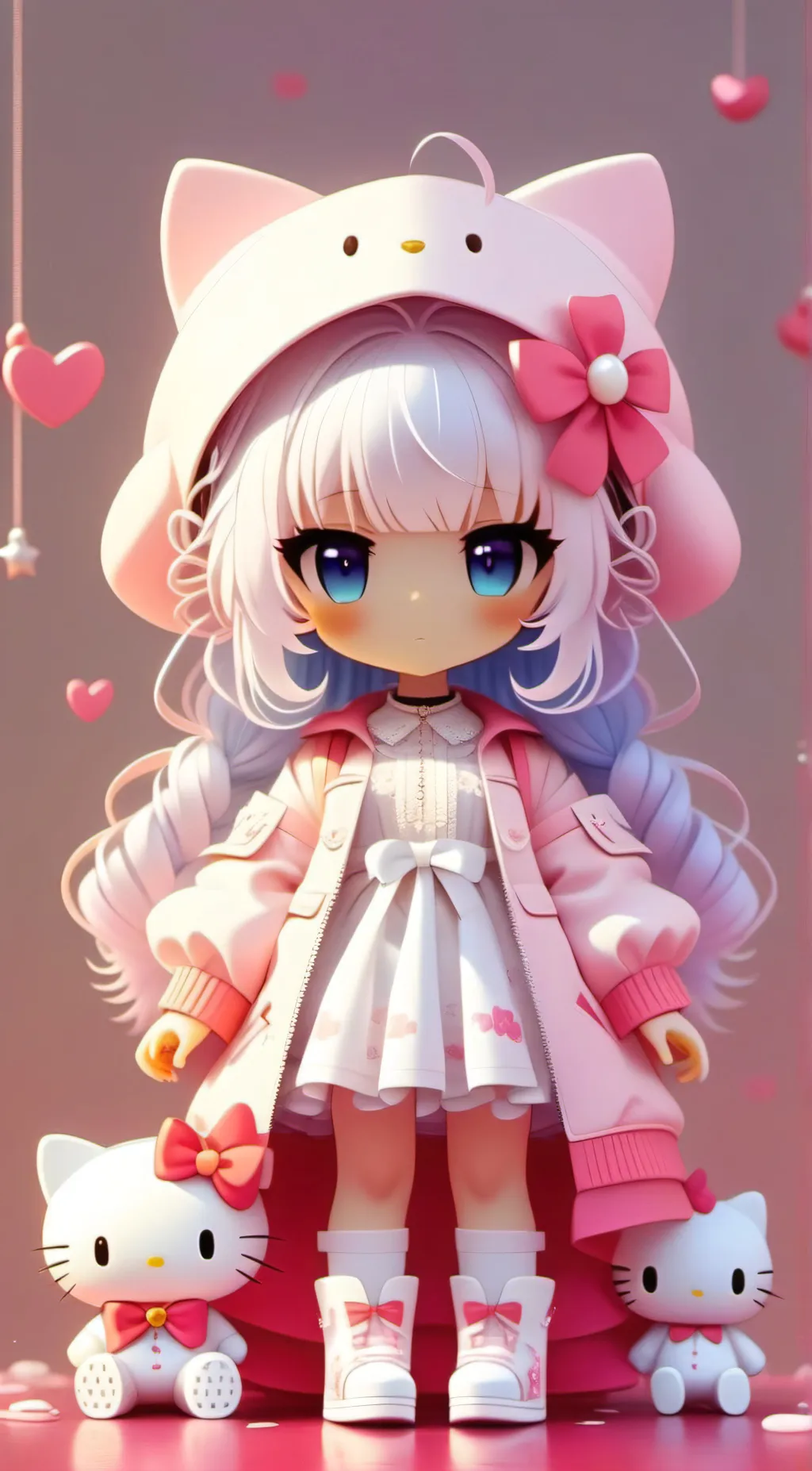ai character: Kitty background