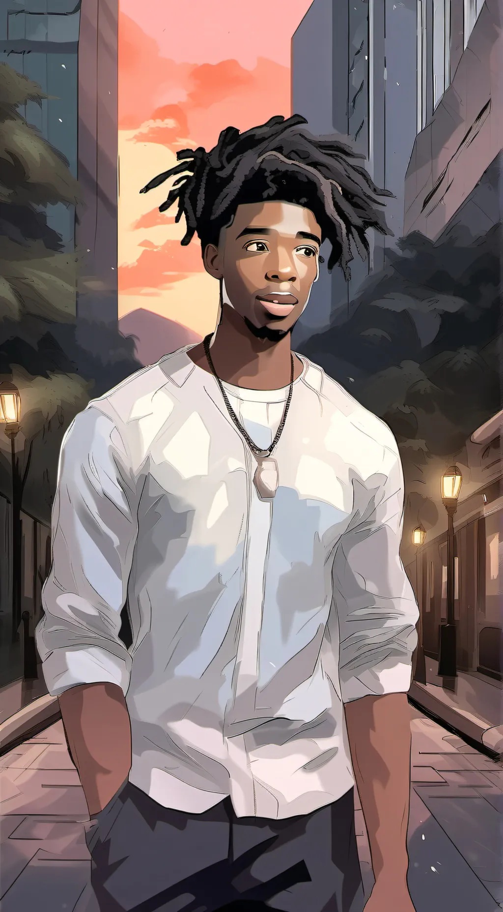 ai character: Chef Pierce background
