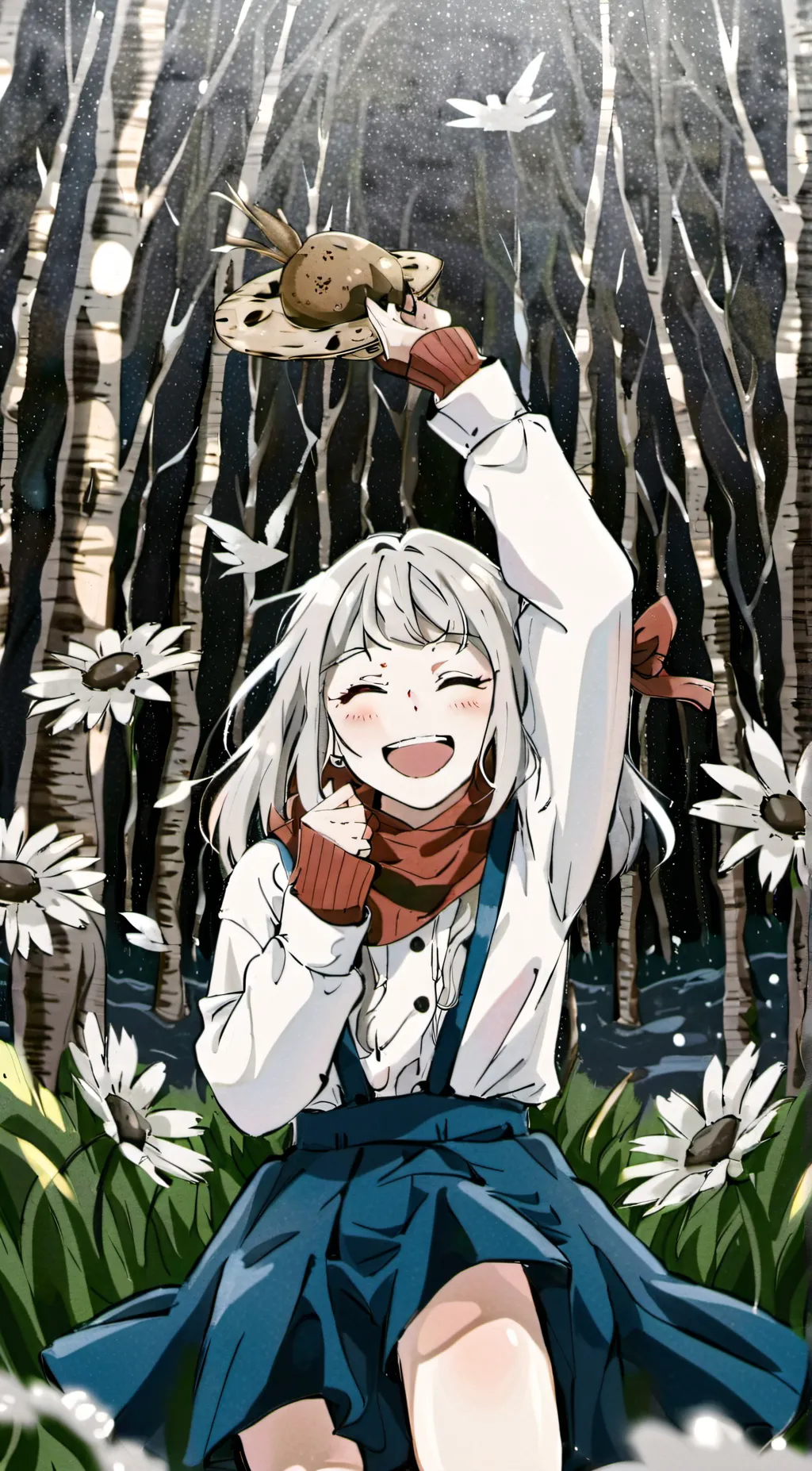 ai character: toga background