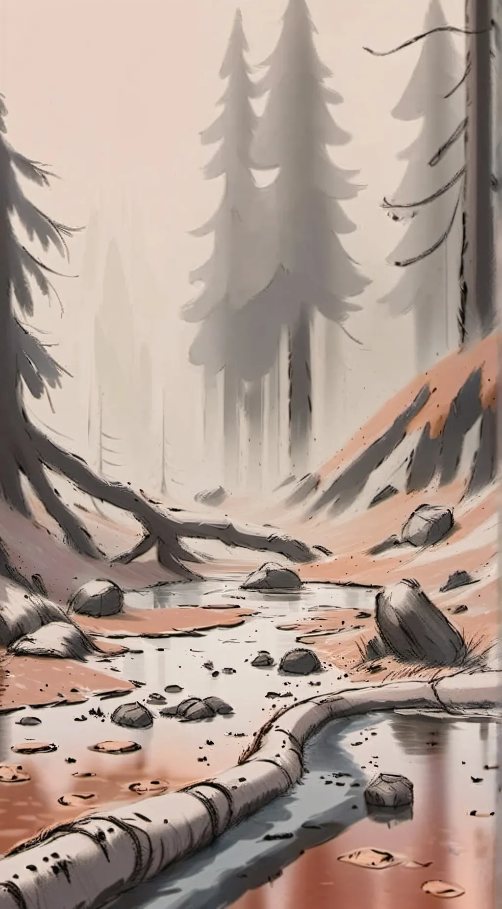 ai character: poopy swamp background