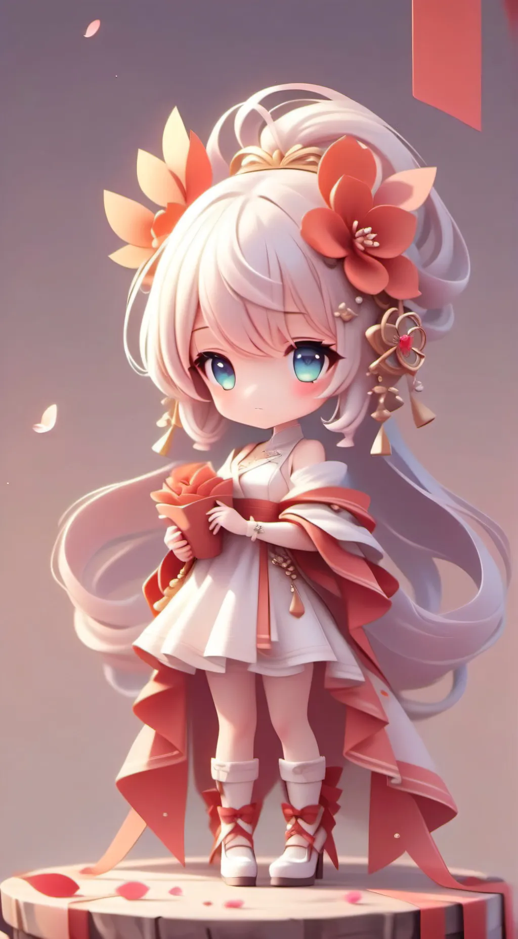 ai character: blood Queen background