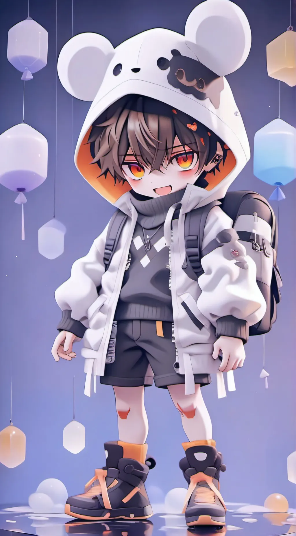 ai character: Hanako-Kun  background