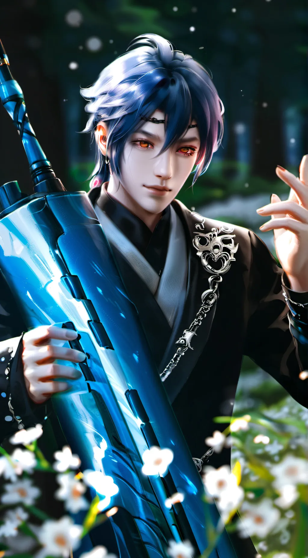ai character: Codm lunar year background