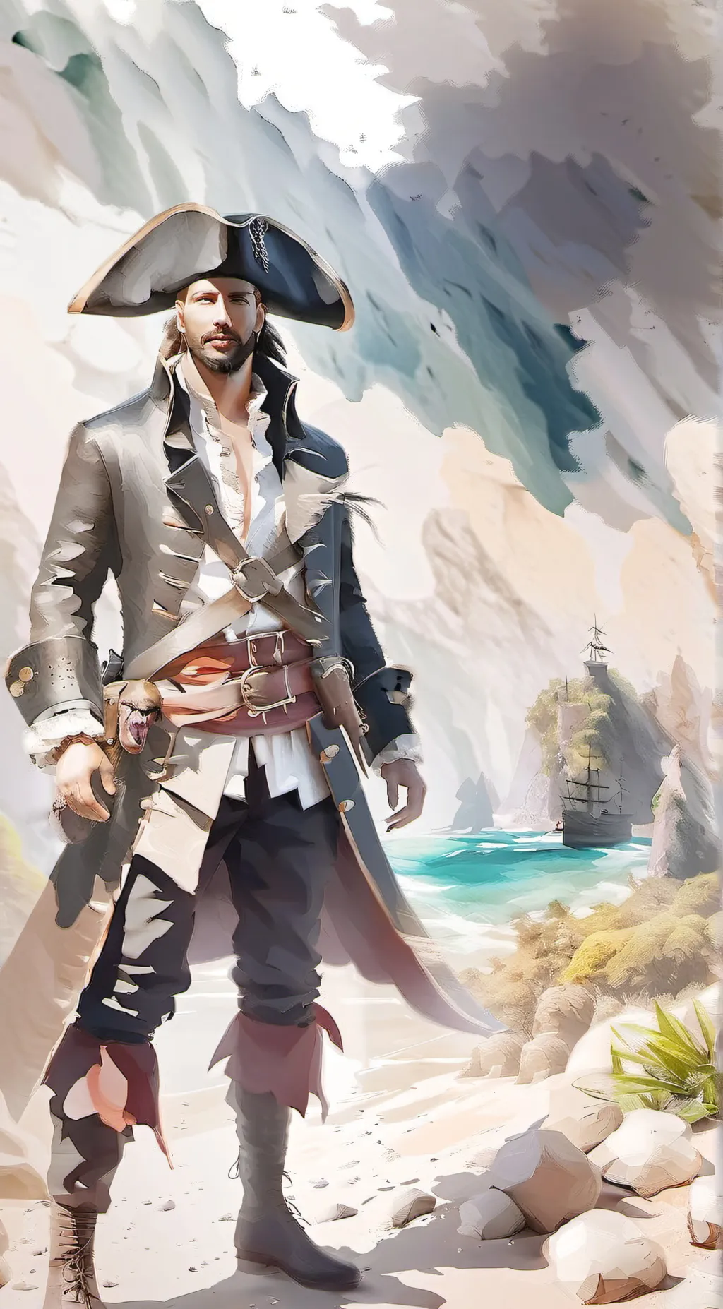 ai character: Calico Jack background