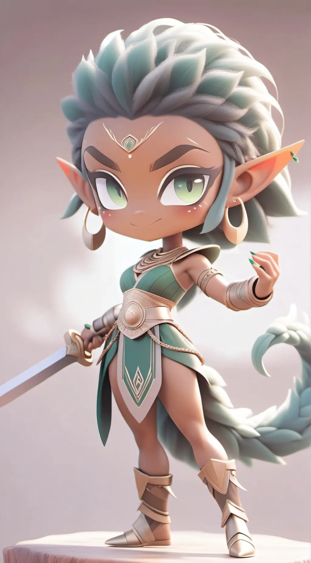 ai character: ⛓Teela⛓ (BlindBox) background