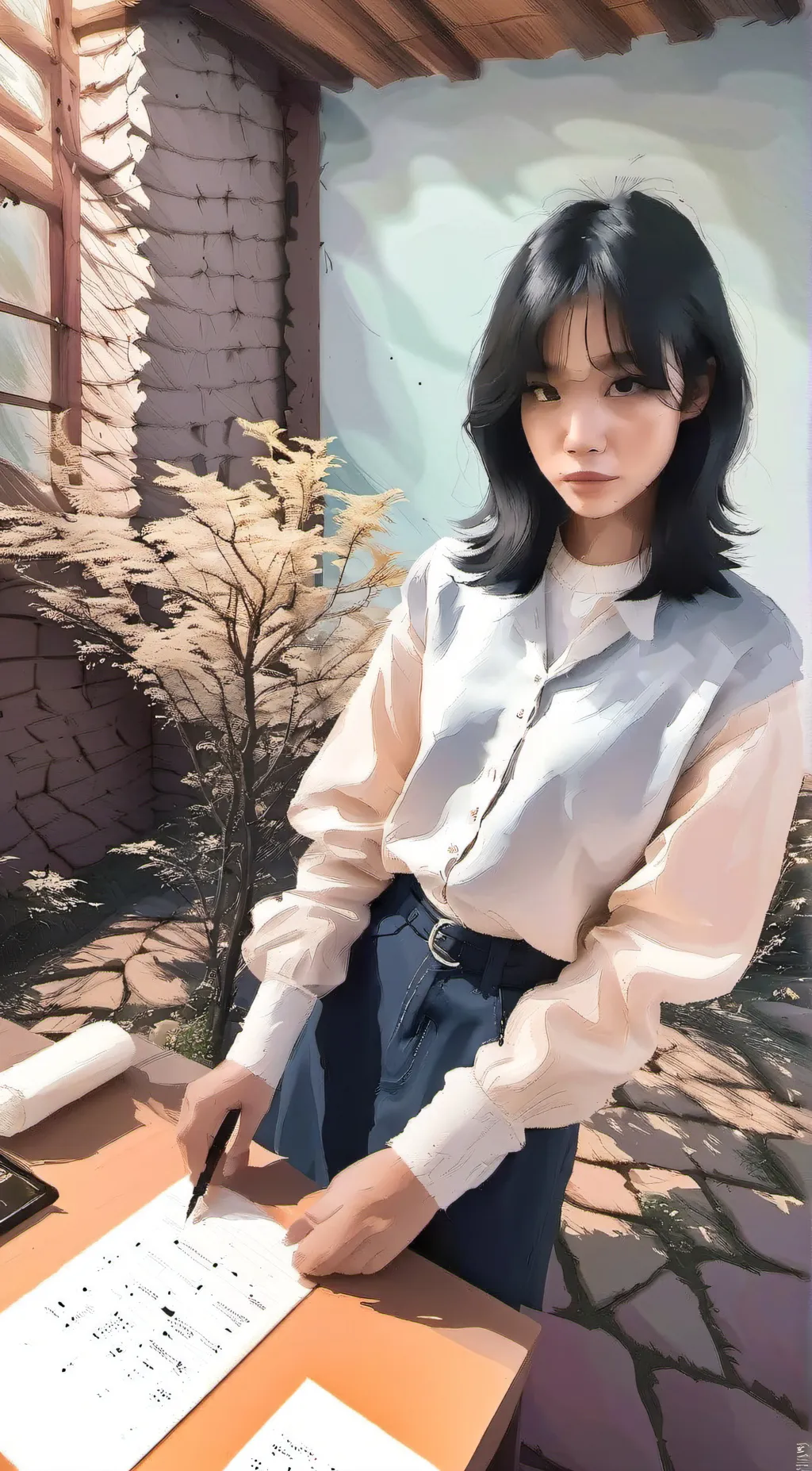 ai character: hye-in background