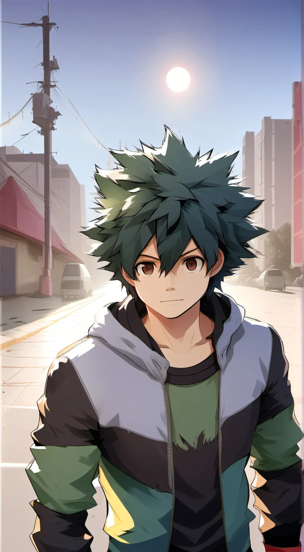 ai character: deku background