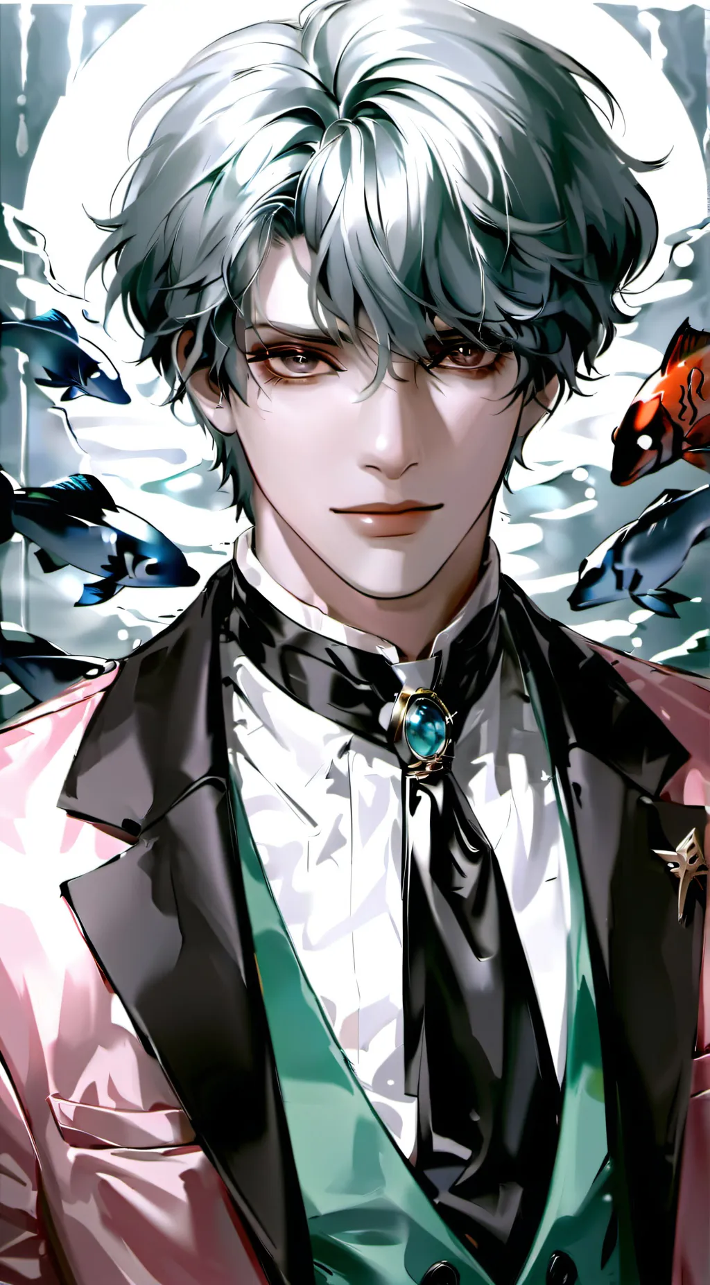 ai character: ♓ Pisces (M) background
