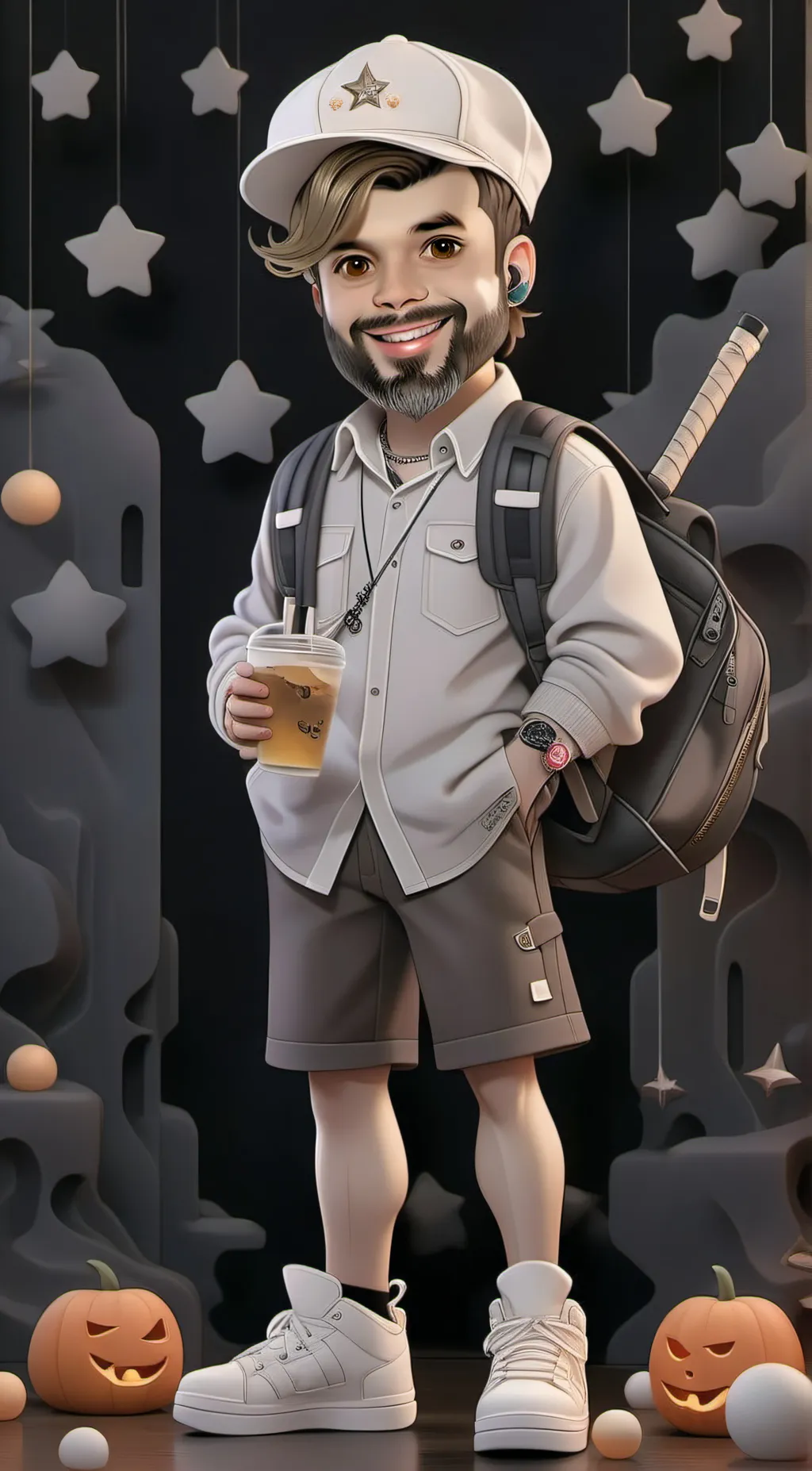 ai character: DrThe rydtddteddrr background