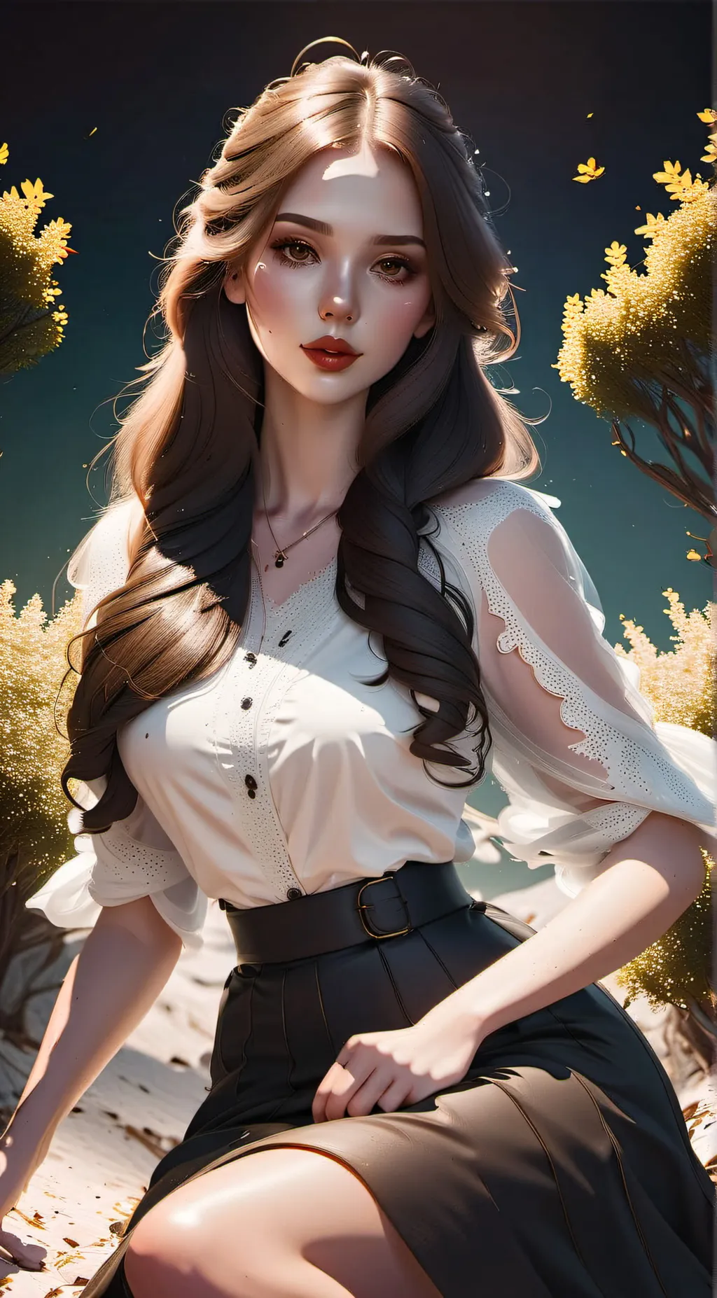 ai character: Aria background