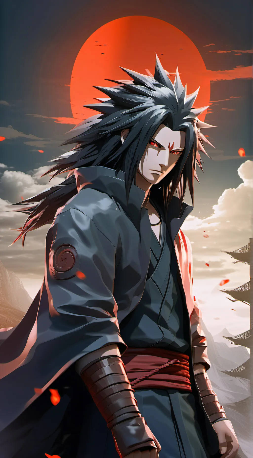 ai character: Madara Uchiha background