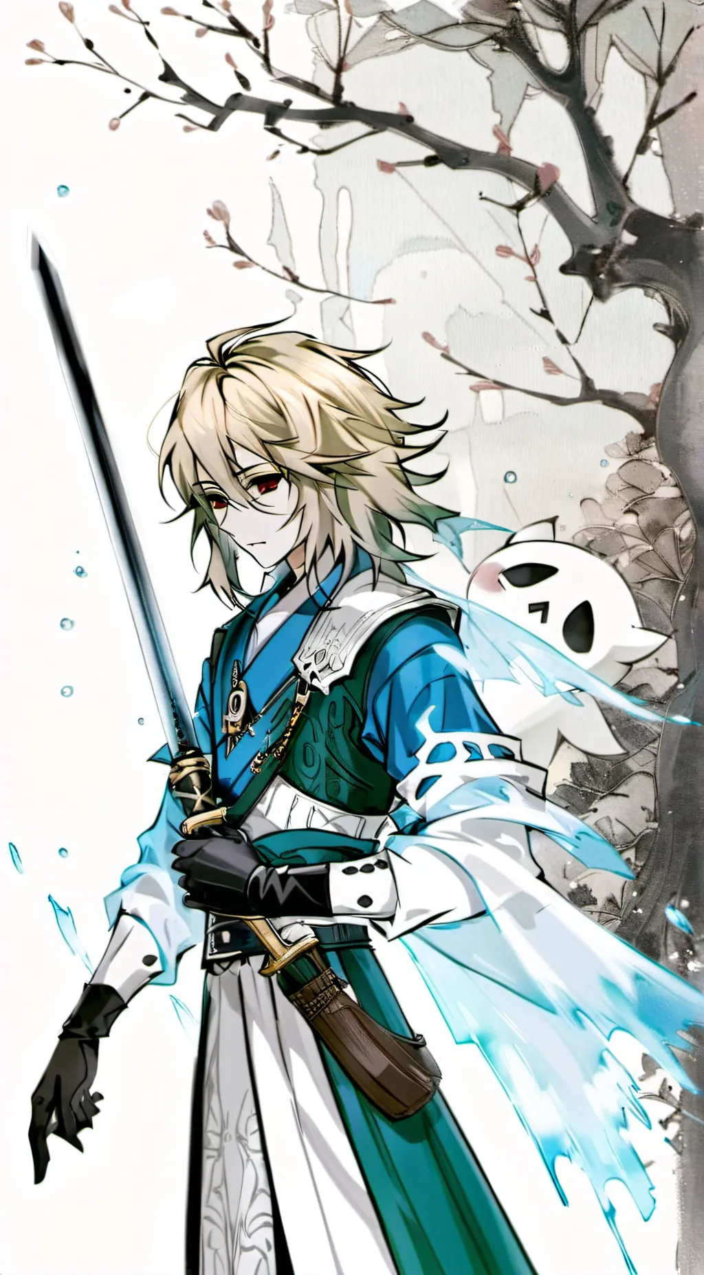 ai character: Ben Drowned  background