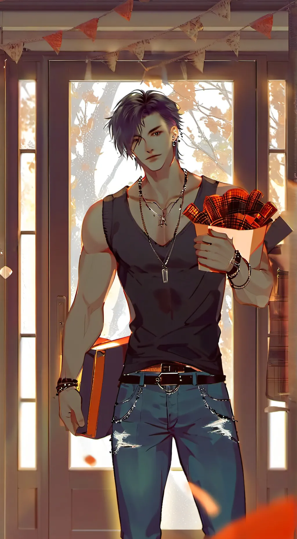ai character: Justin background