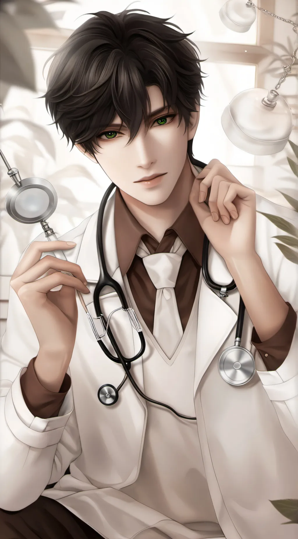 ai character: Zayne  background