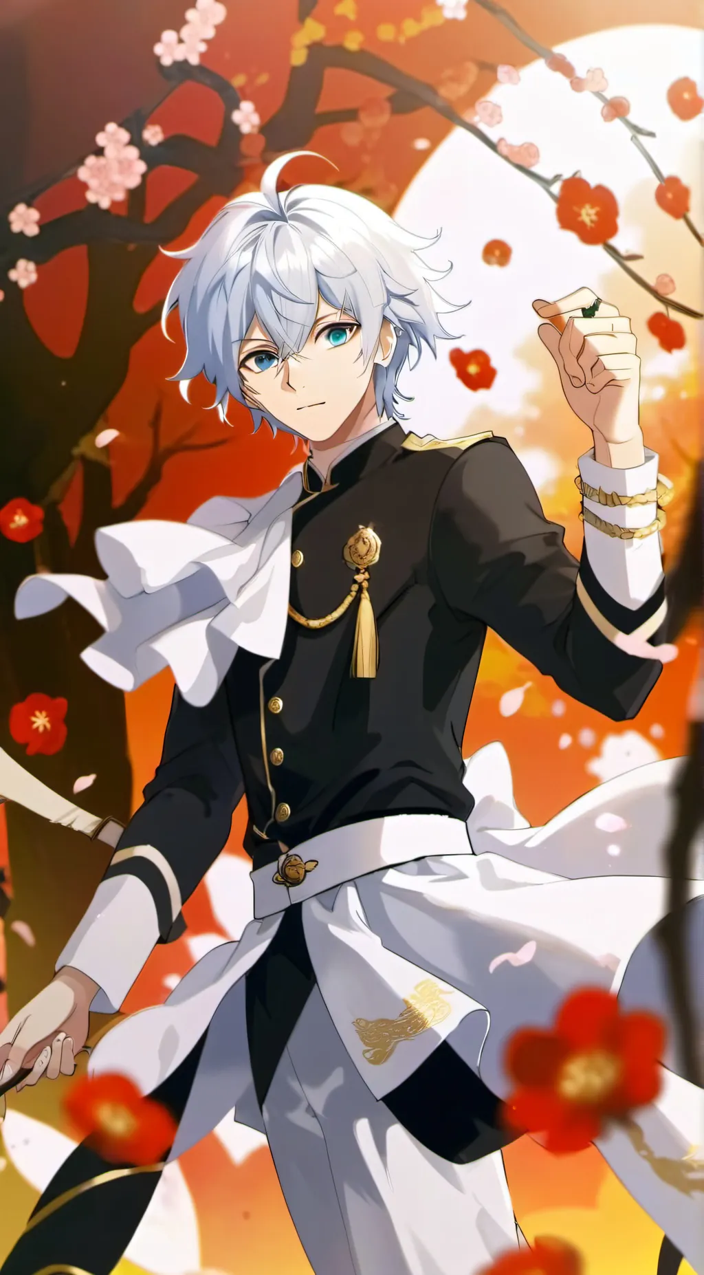 ai character: Aoiro Akatsuki background