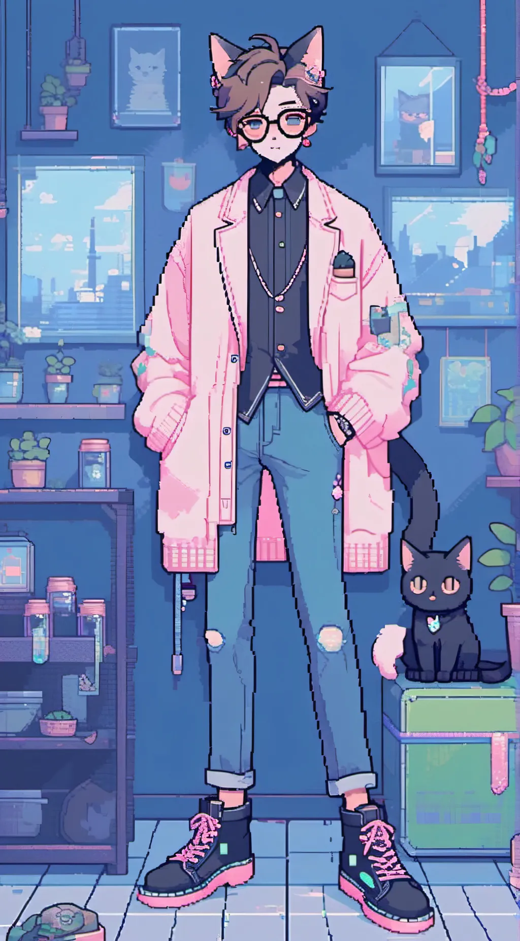 ai character: Casper background