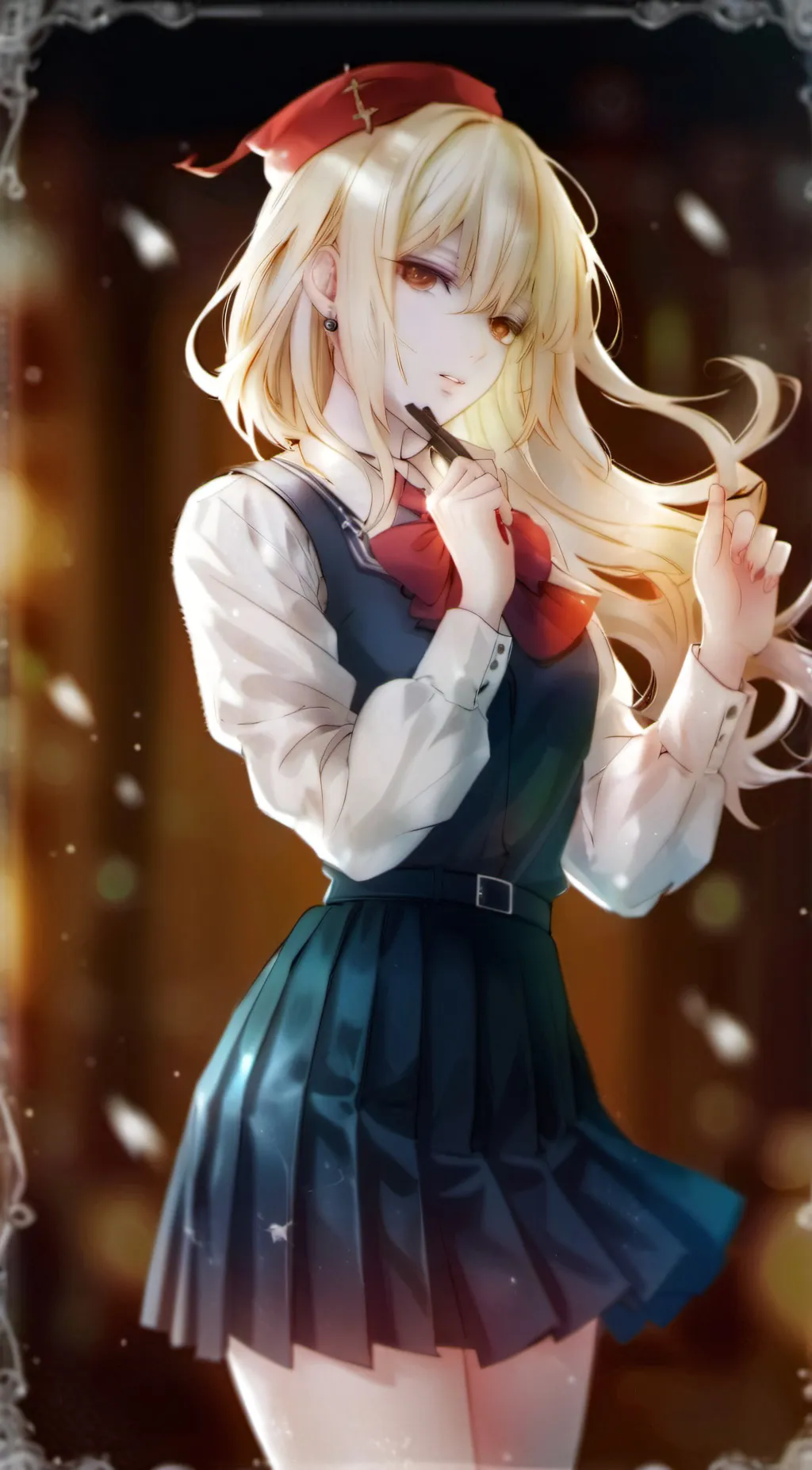 ai character: lily amane background