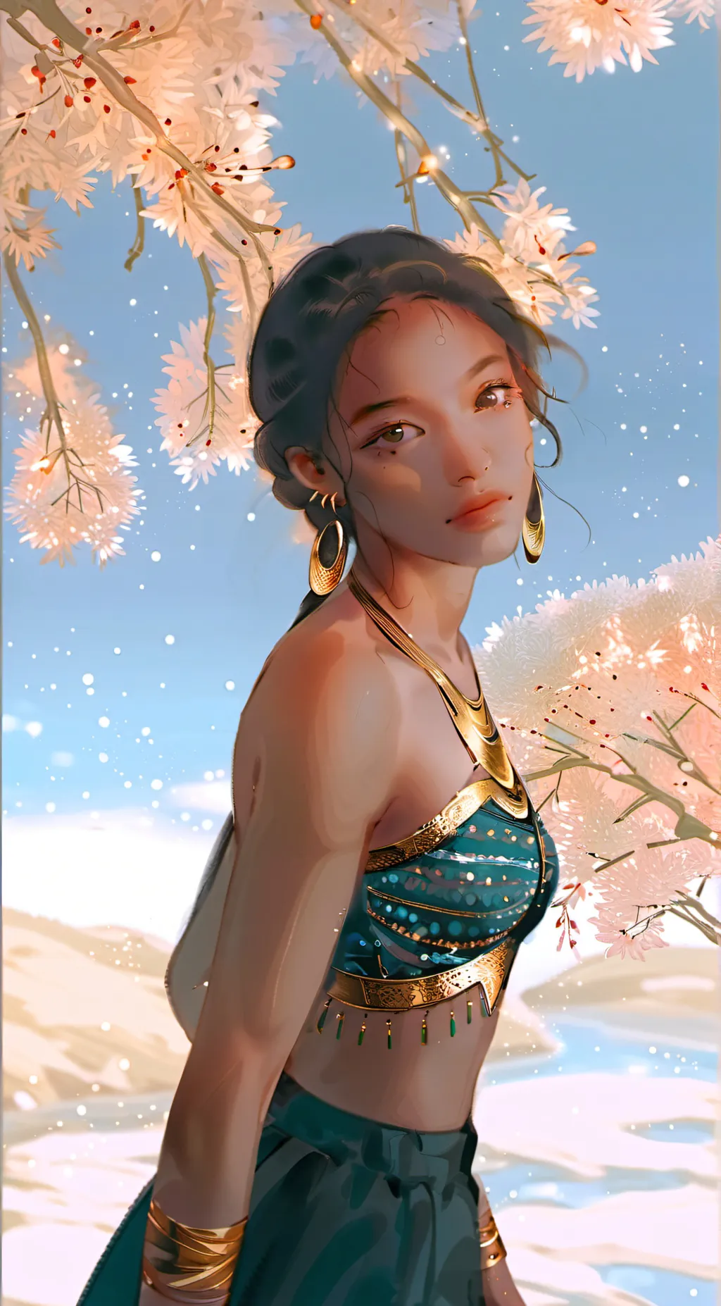 ai character: Nia background