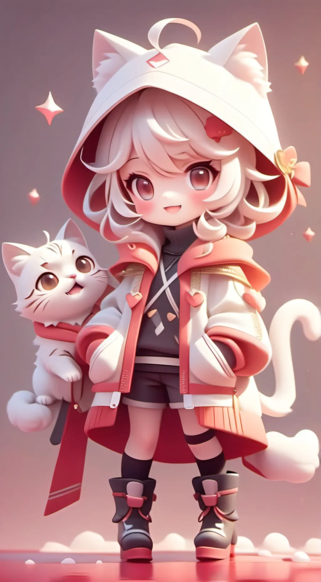 ai character: Luna background