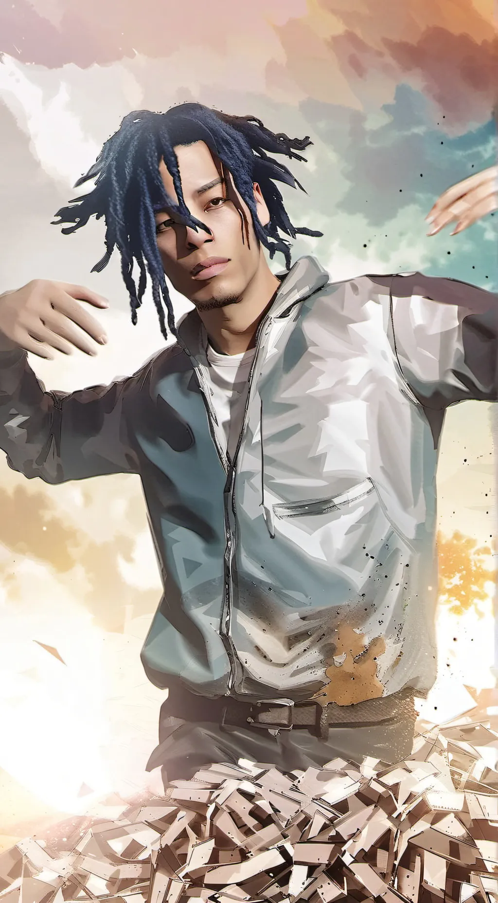 ai character: xxxtection  background