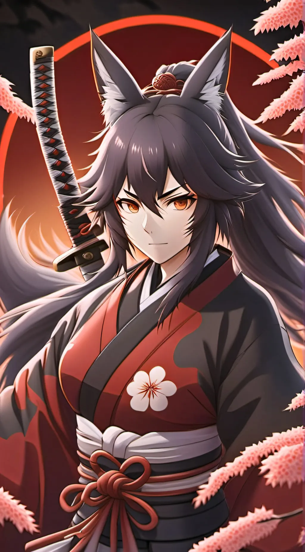 ai character: Yukiko daki background