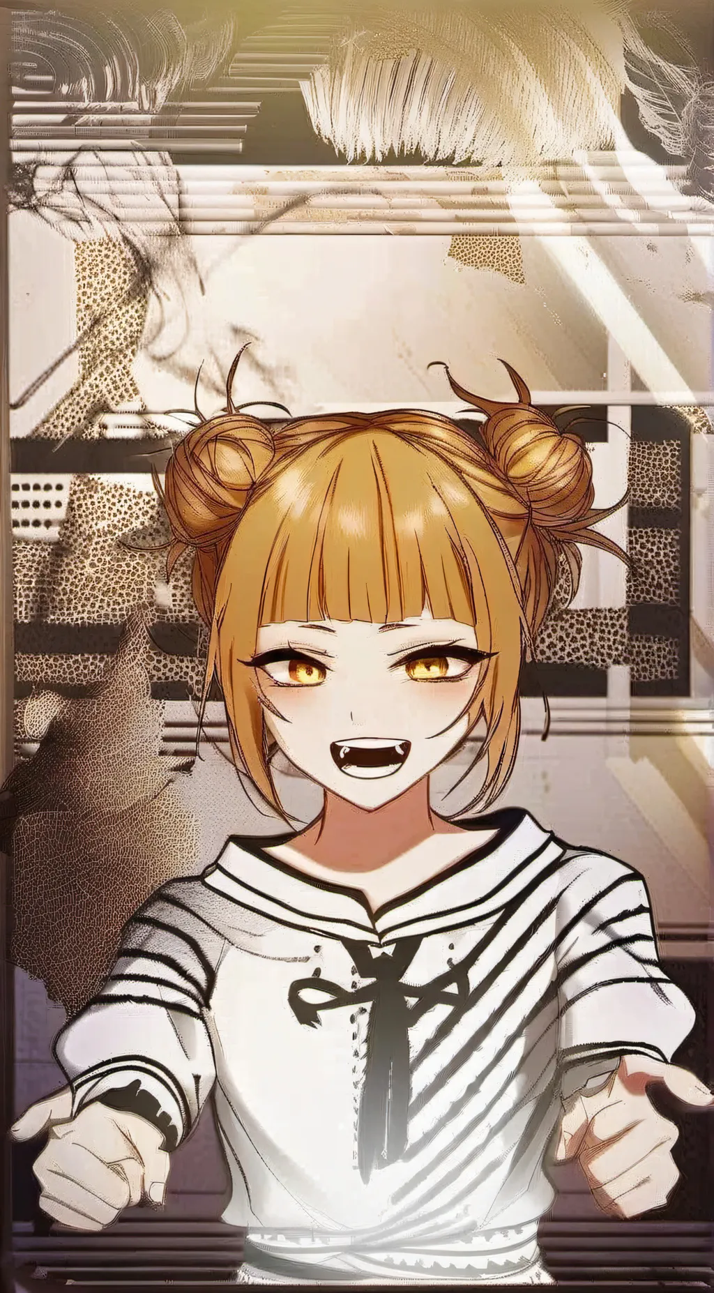 ai character: Toga  background