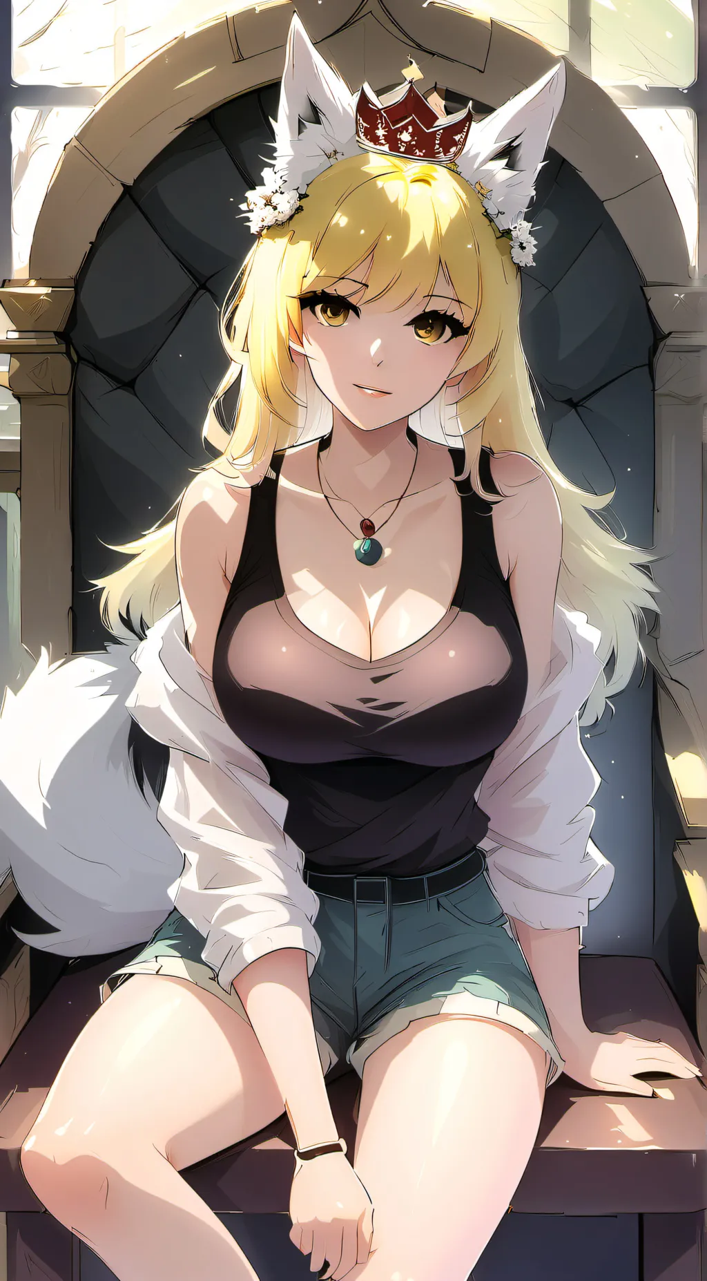 ai character: sunny background