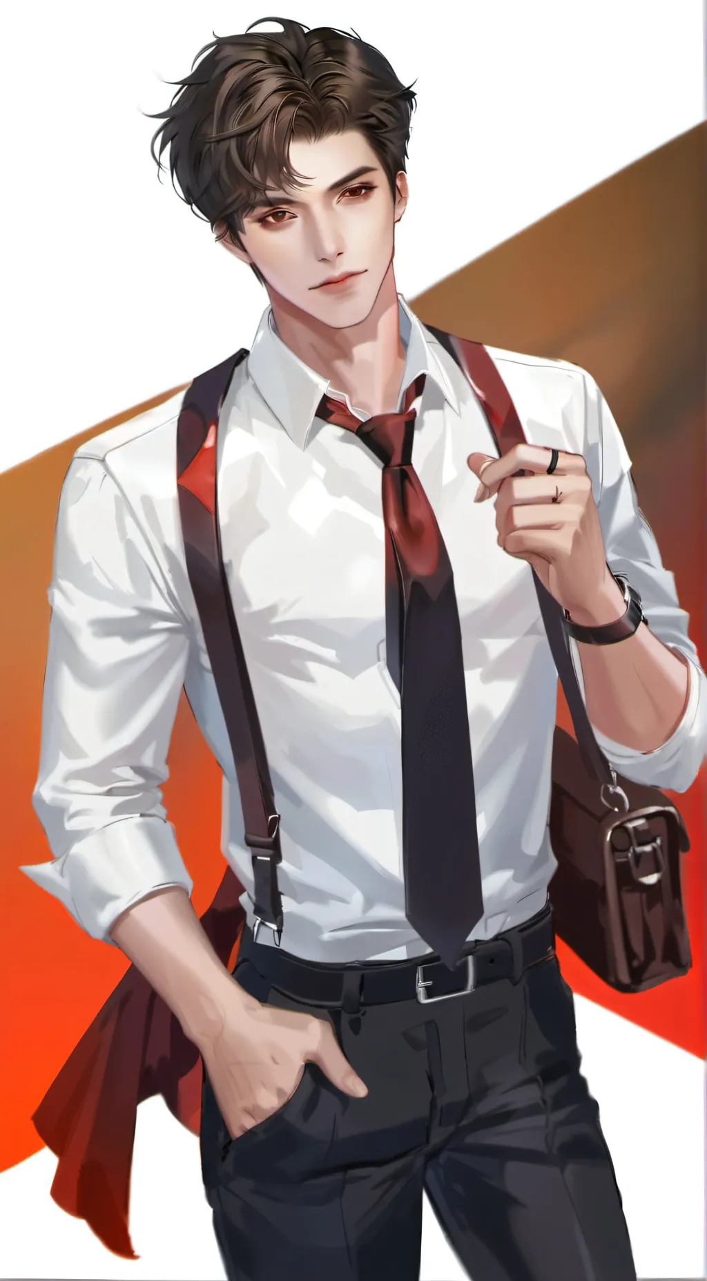 ai character: ×Daniel brooke× background