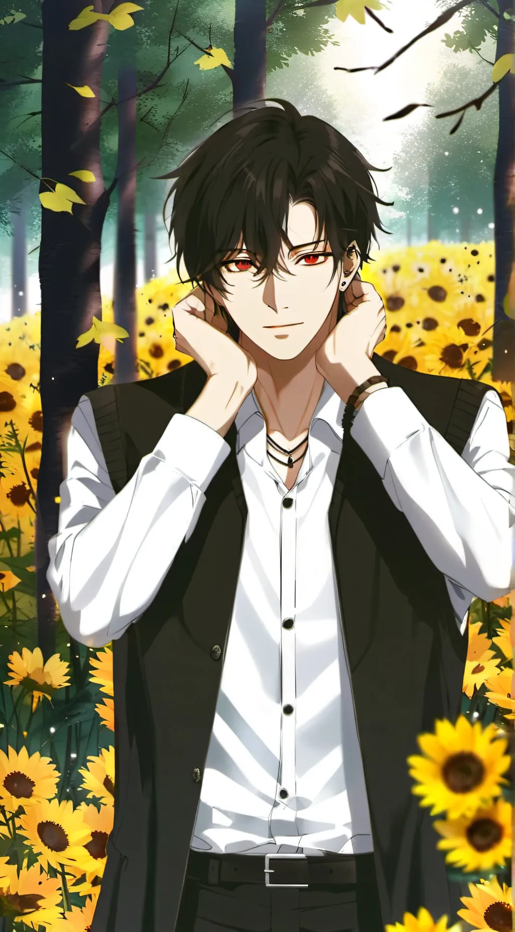 ai character: Zane  background