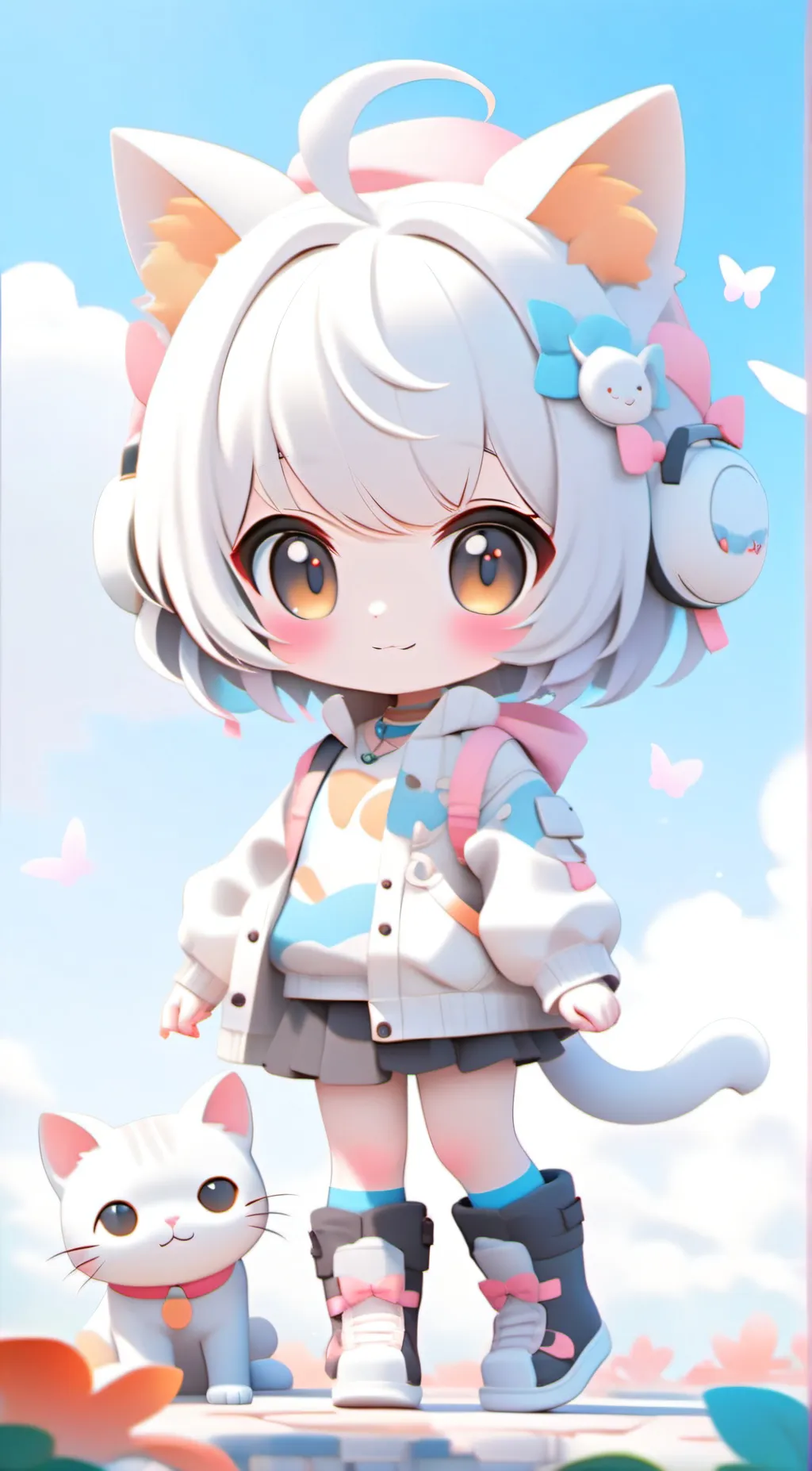 ai character: Kitty background