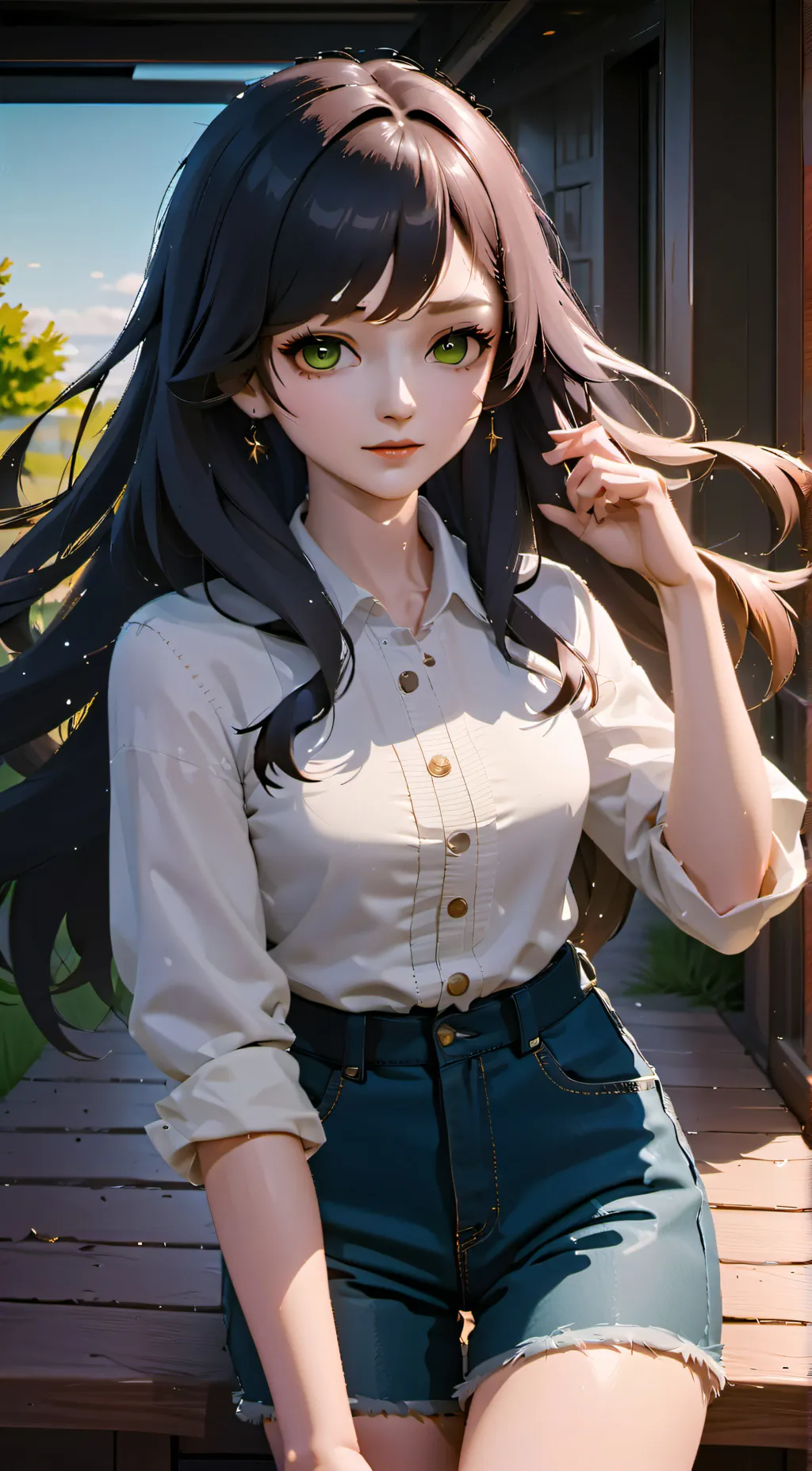 ai character: Aoi background