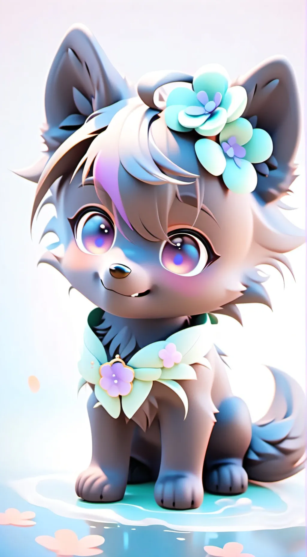 ai character: 🪻 Amber🪻 background